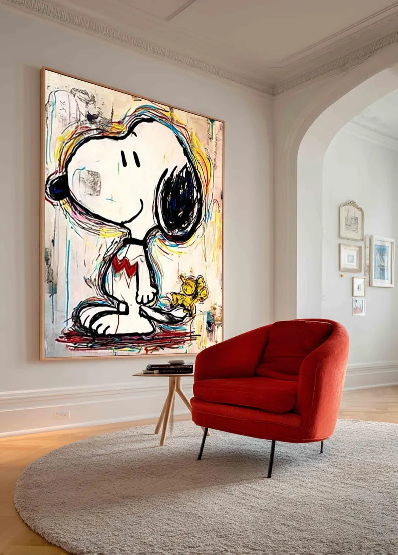 Snoopy Smile – Playful Canvas Art#AB0519028