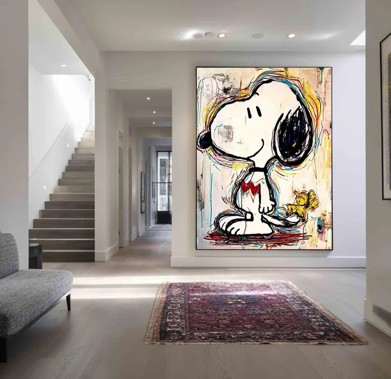 Snoopy Smile – Playful Canvas Art#AB0519028