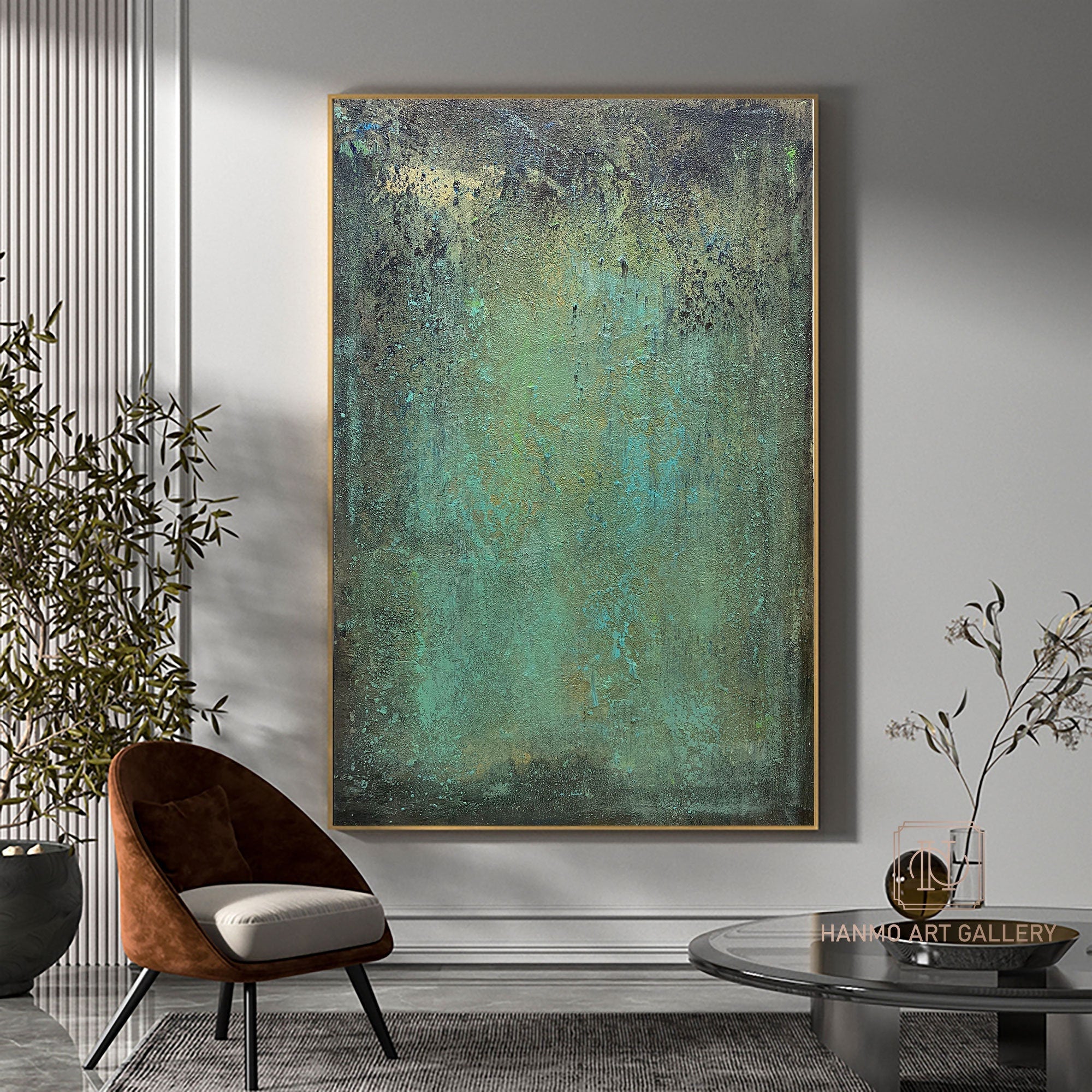 Emerald Depths Abstraction