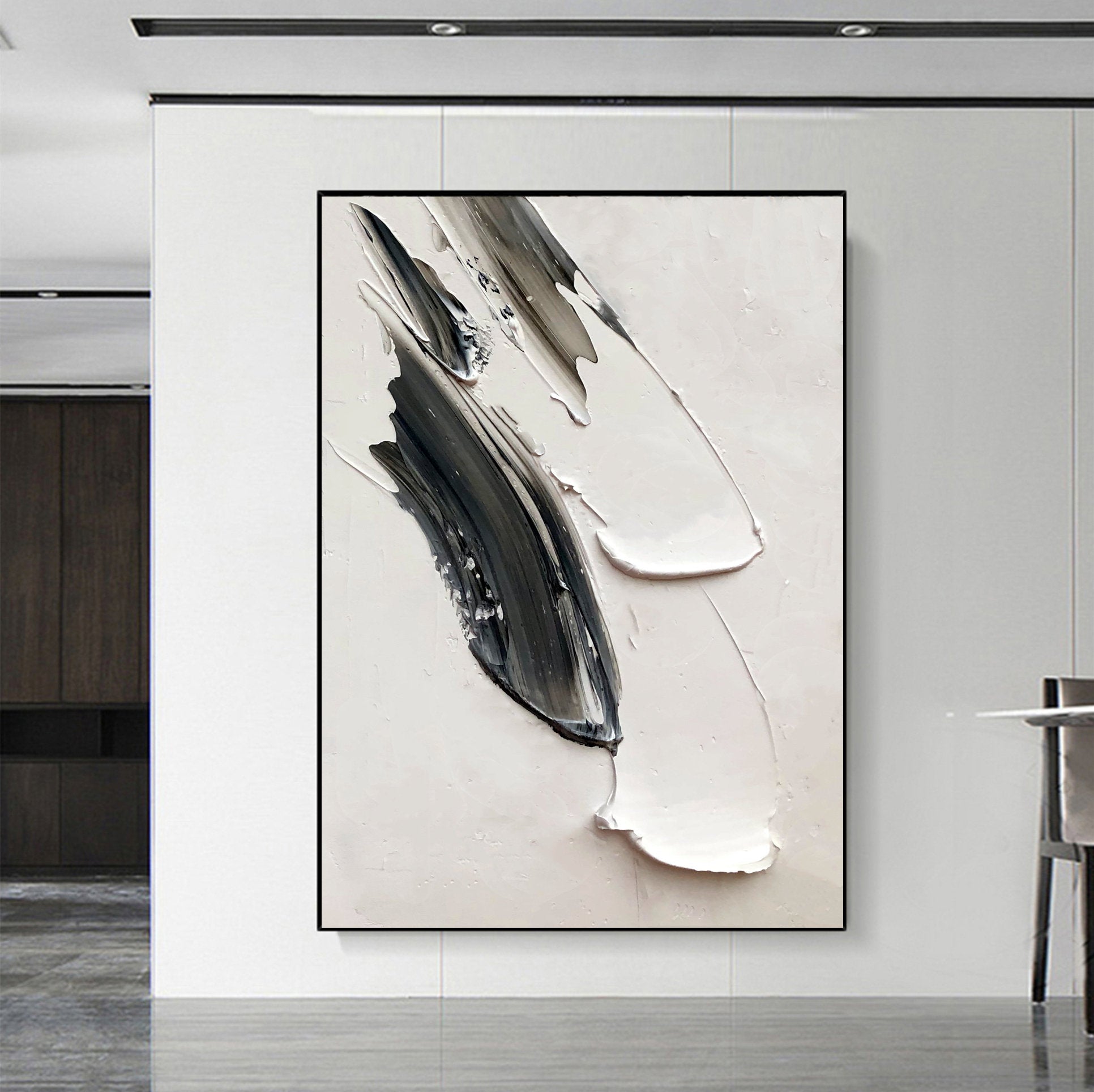 Abstract Echoes in Monochrome