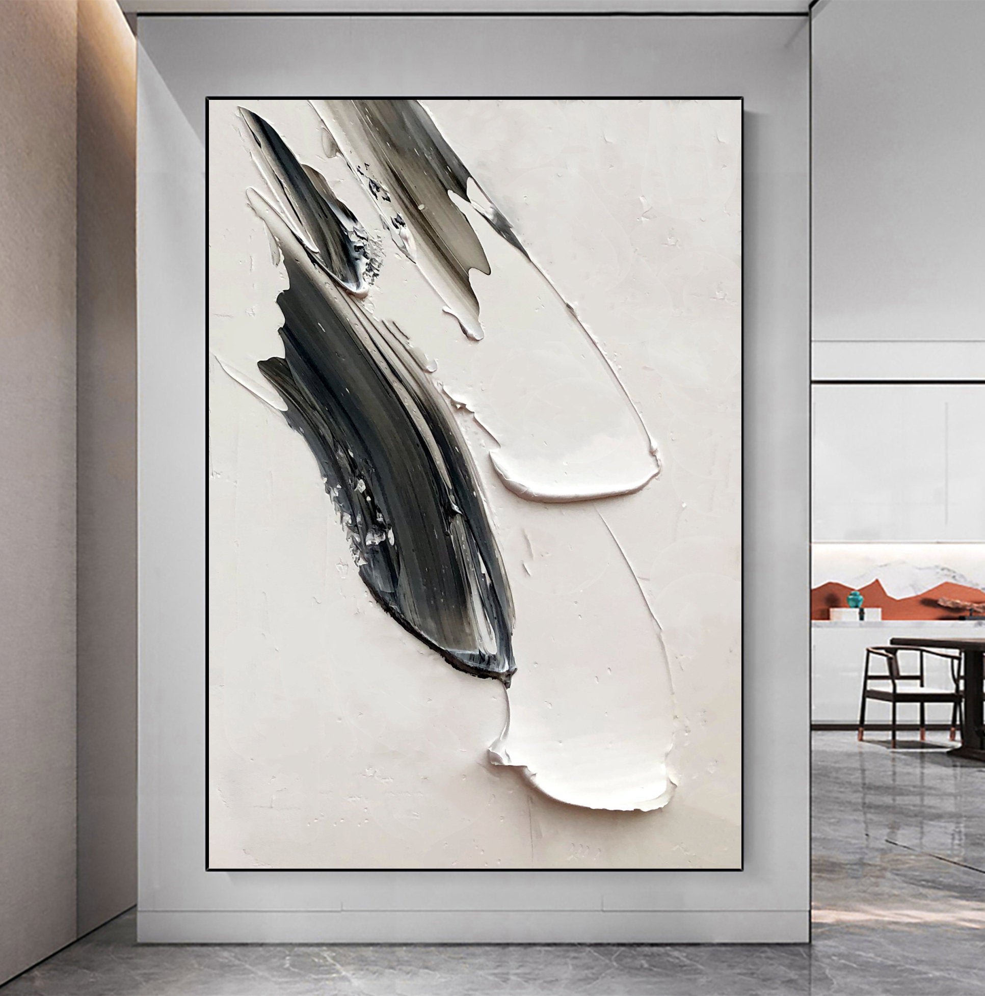 Abstract Echoes in Monochrome