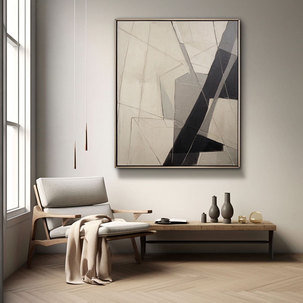 Intersecting Paths: Abstract Geometric Art