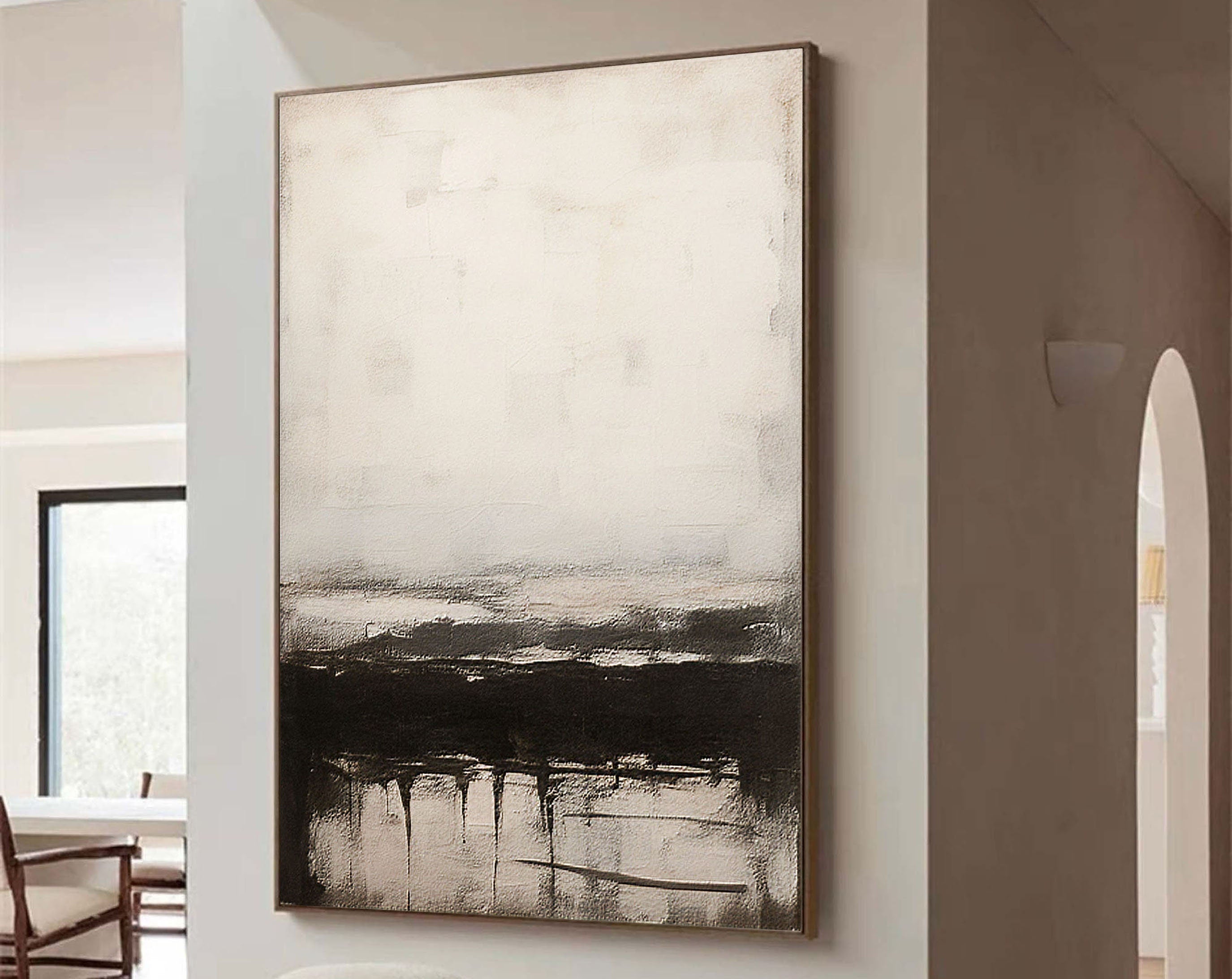 Serene Horizons: Abstract Landscape Art