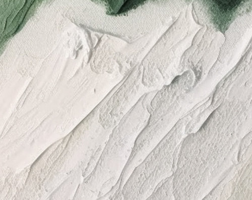 Emerald Peaks - Abstract Textured Canvas Art