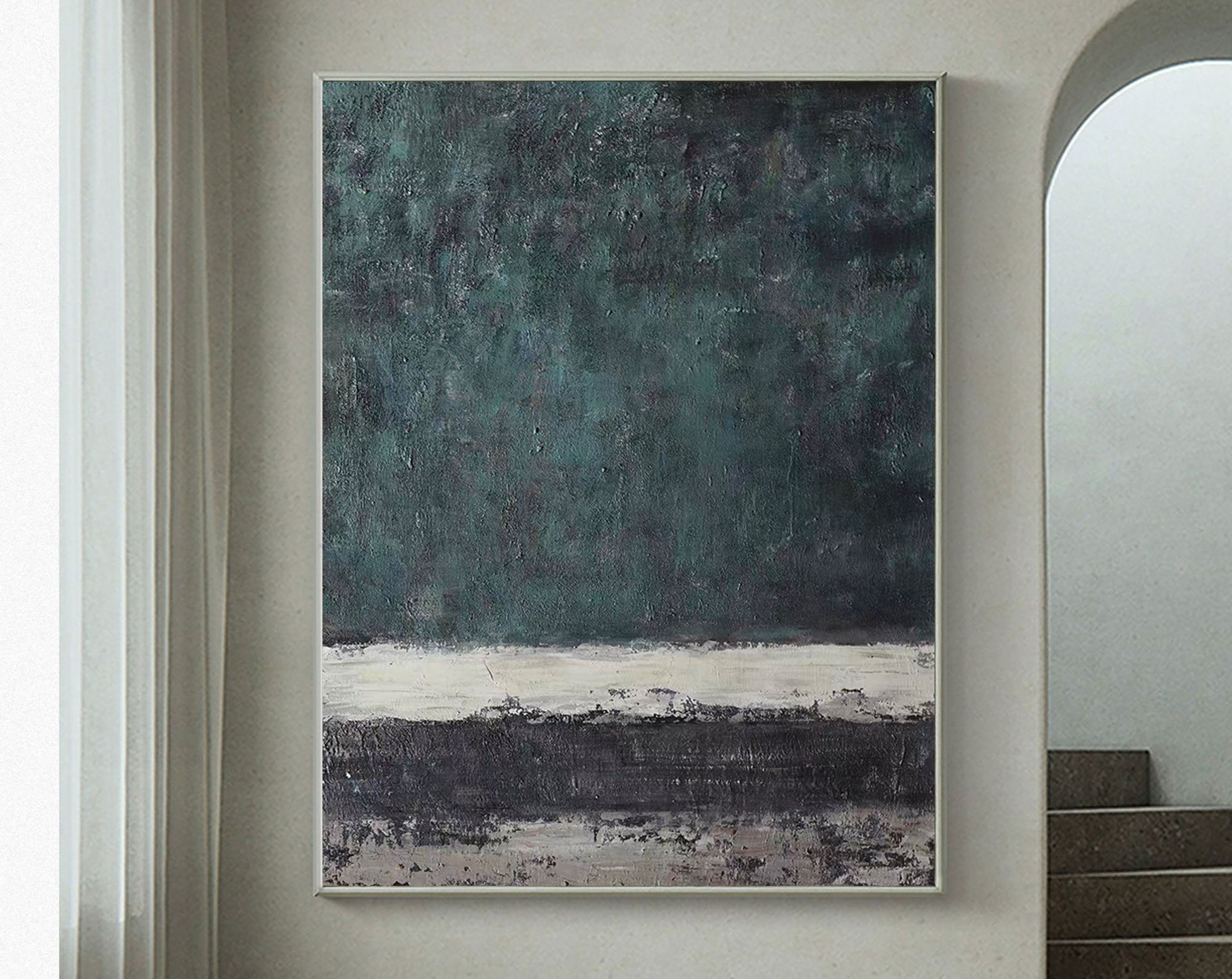 Echoes of Serenity: Abstract Canvas Wall Art