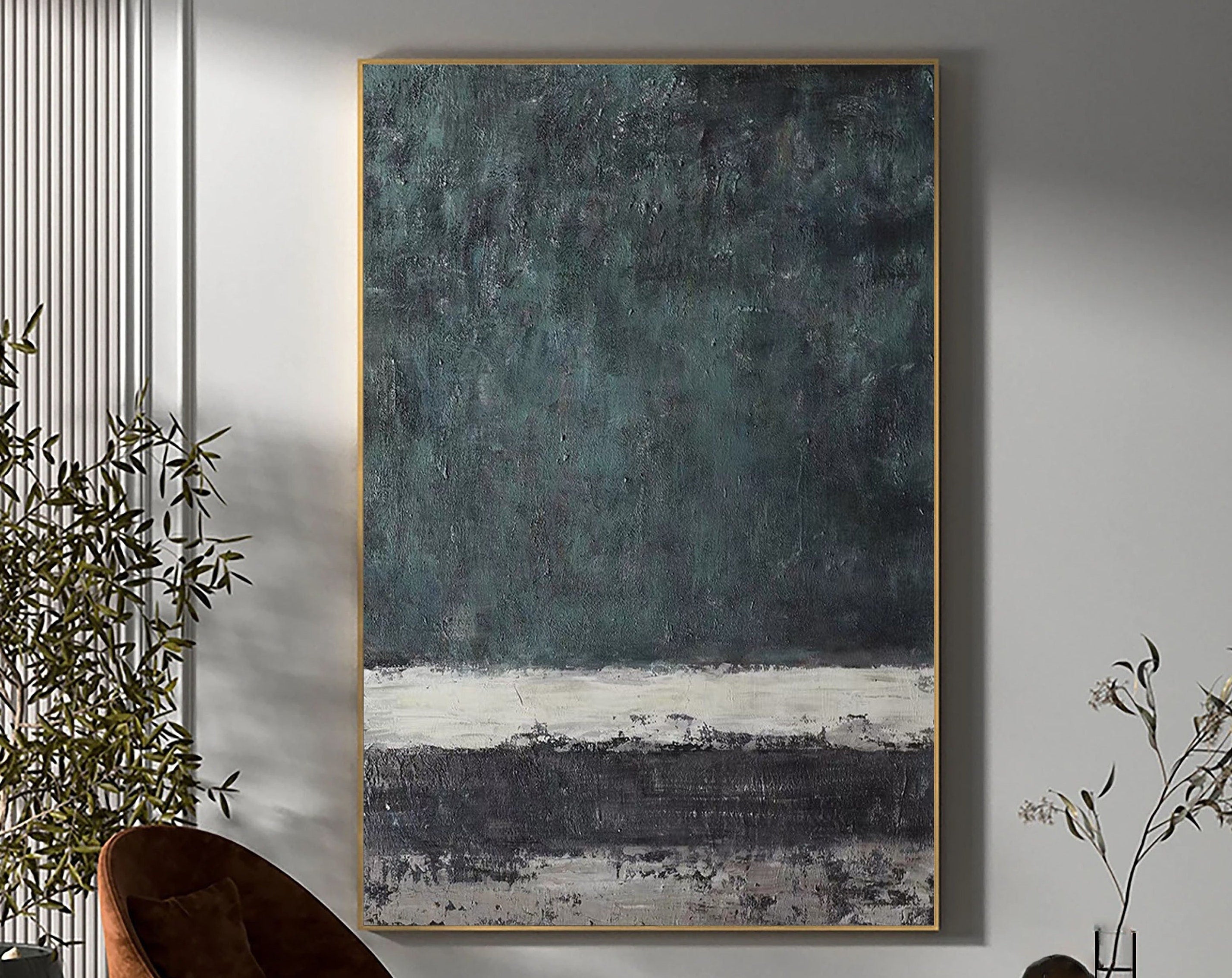 Echoes of Serenity: Abstract Canvas Wall Art