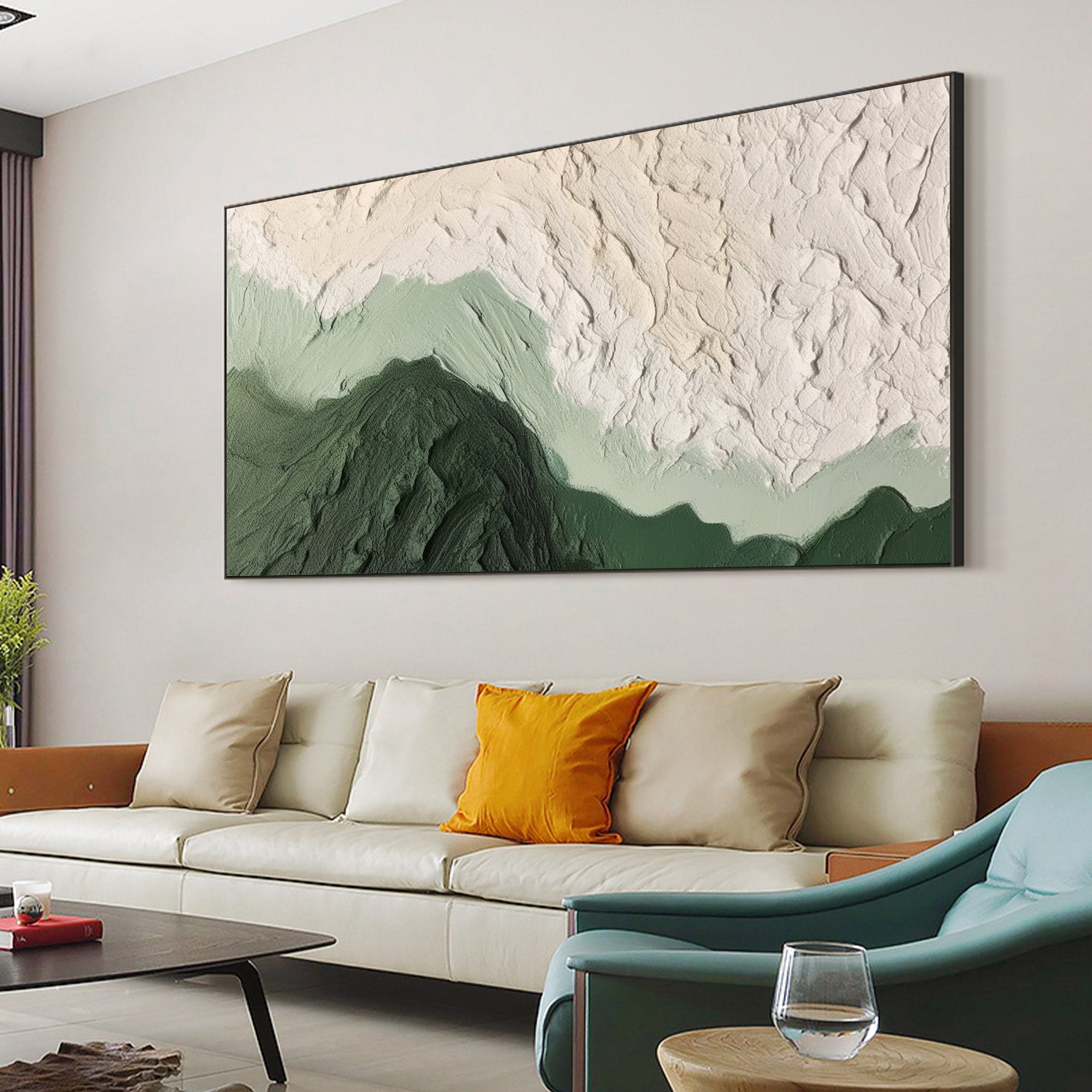 Forest Ridge - Abstract Textured Wall Art