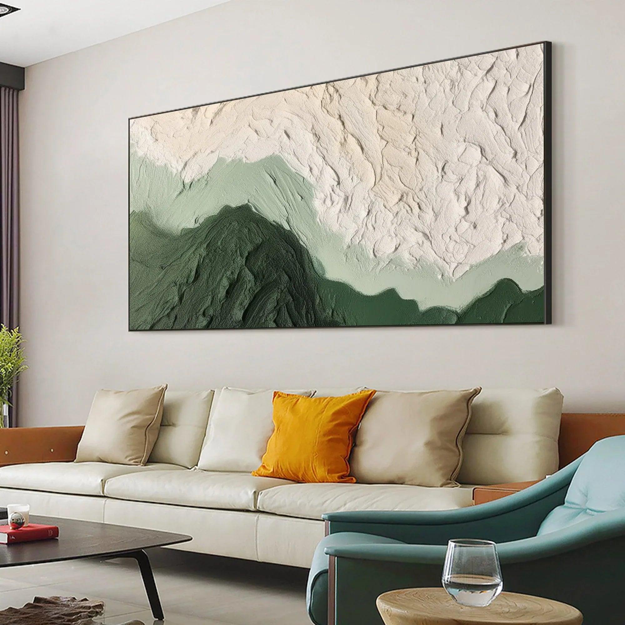 Forest Ridge-Modern Interior Design Mountain Thick Coating Three Dimensional Texture Wall Art - artextured