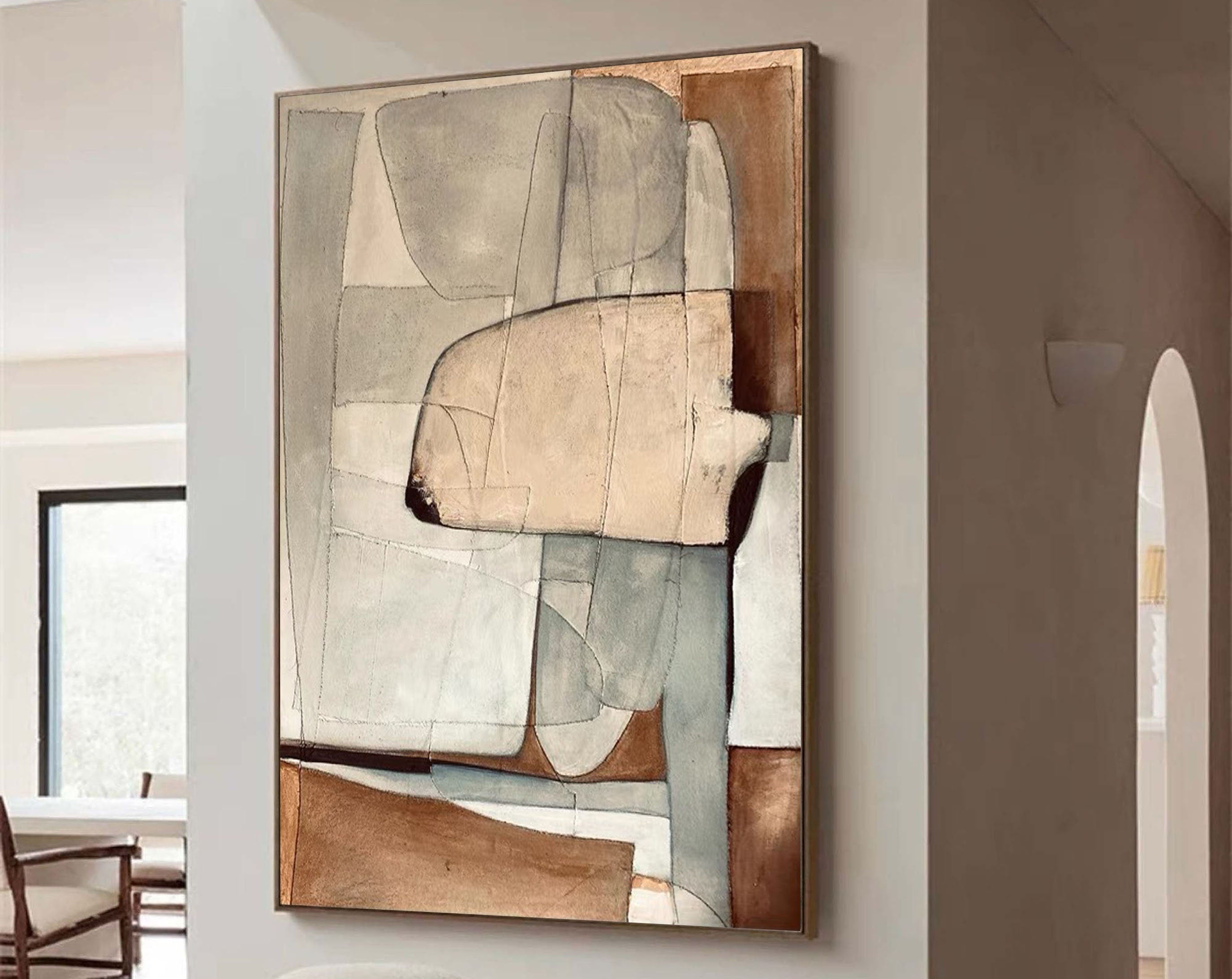 Abstract Geometry Canvas Wall Art