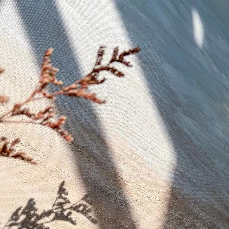 Earth Sea Echo-Shallow Natural Sea View Abstract Texture Wall Art - artextured