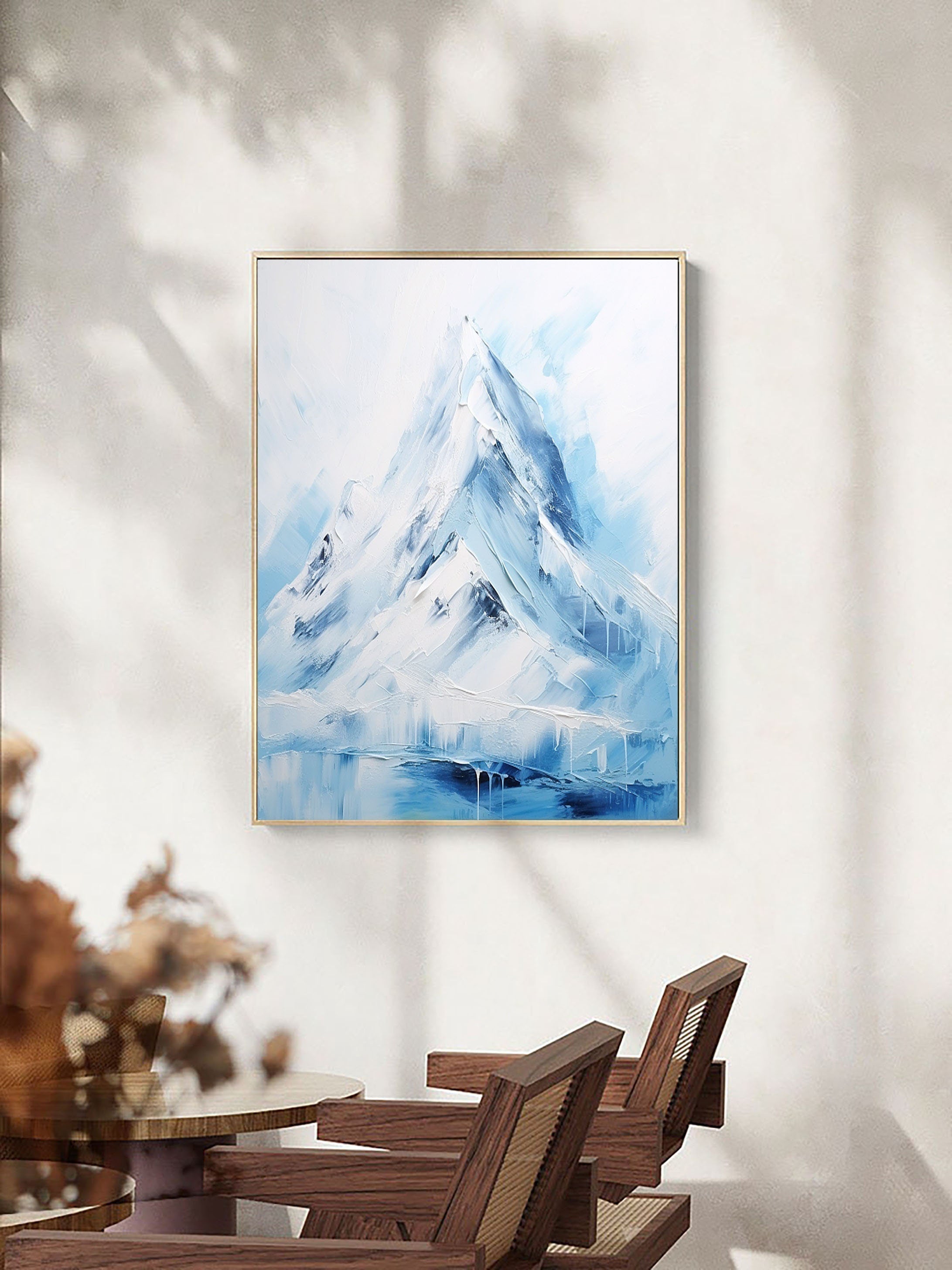 Majestic Peaks: Abstract Mountain Landscape