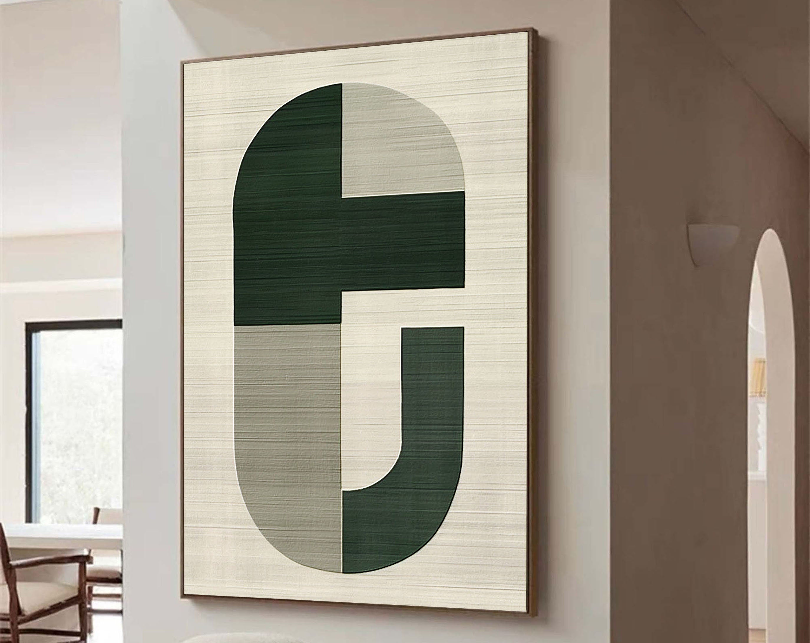 Equilibrium: Modern Geometric Canvas Wall Art