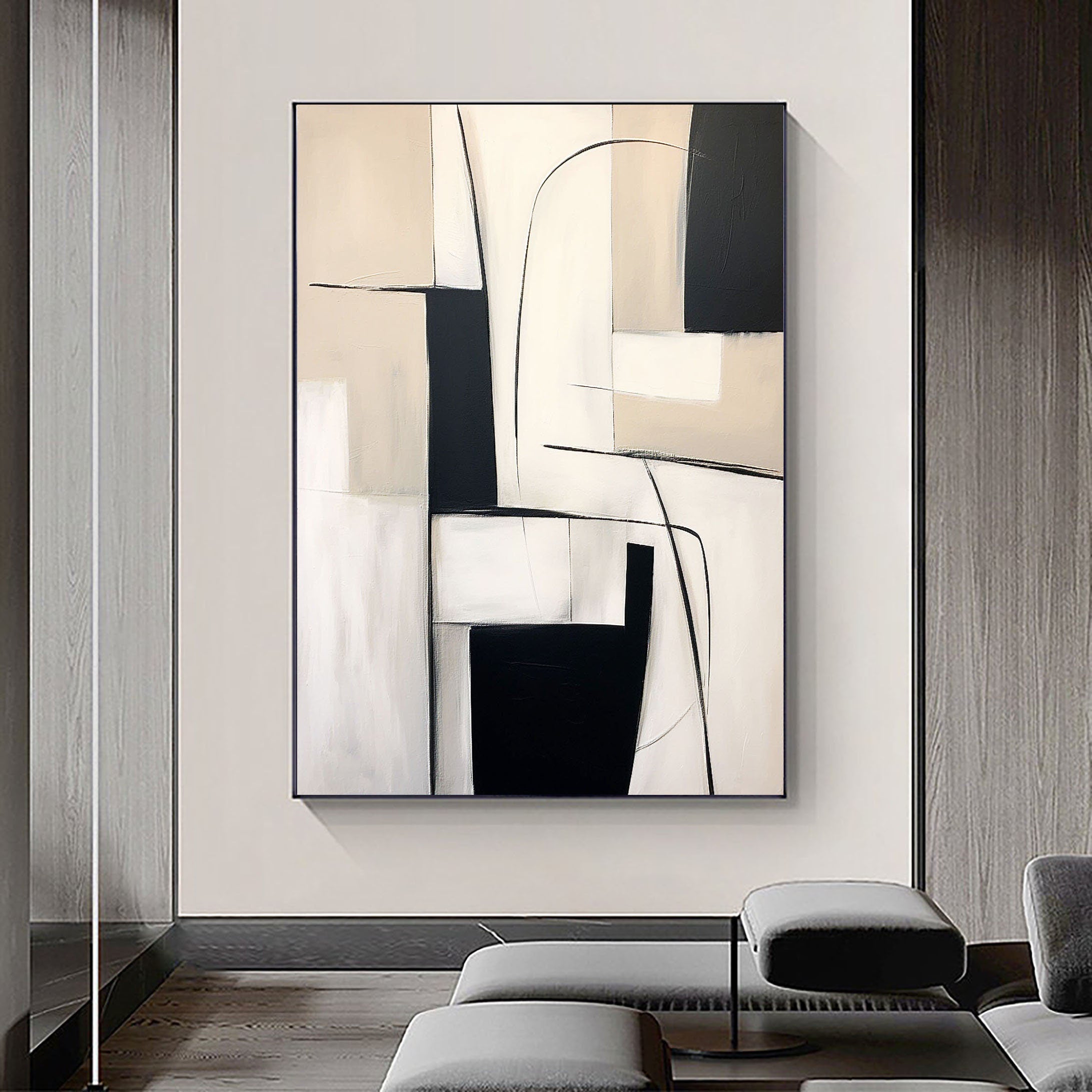 Abstract Geometric Elegance Wall Art