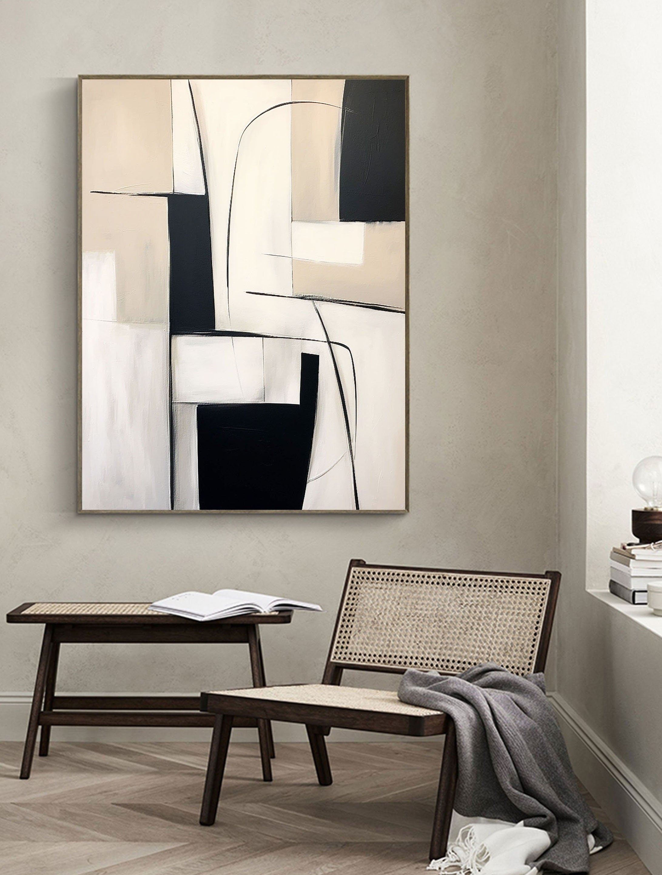 Abstract Geometric Elegance Wall Art