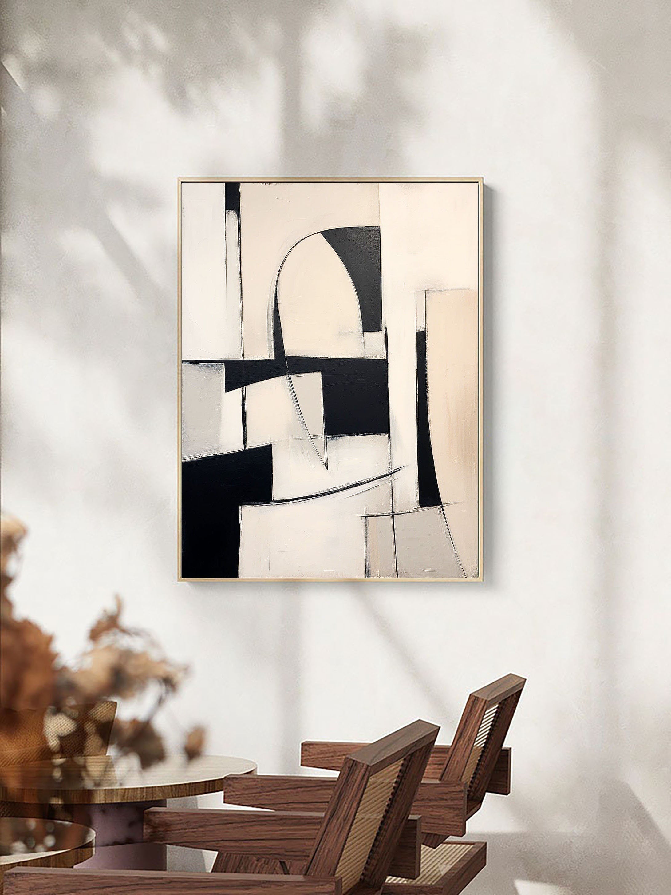 Abstract Harmony: Modern Geometric Wall Art