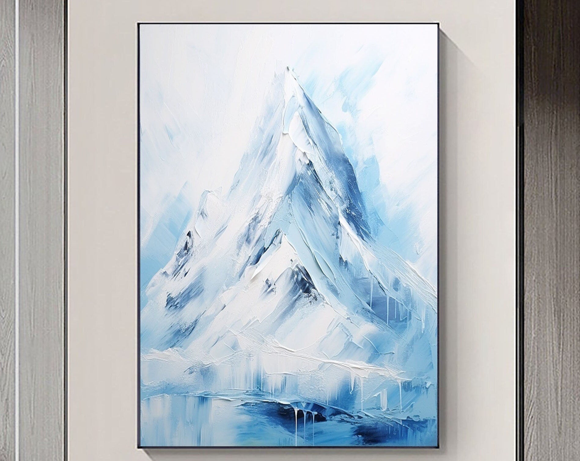 Majestic Peaks: Abstract Mountain Landscape