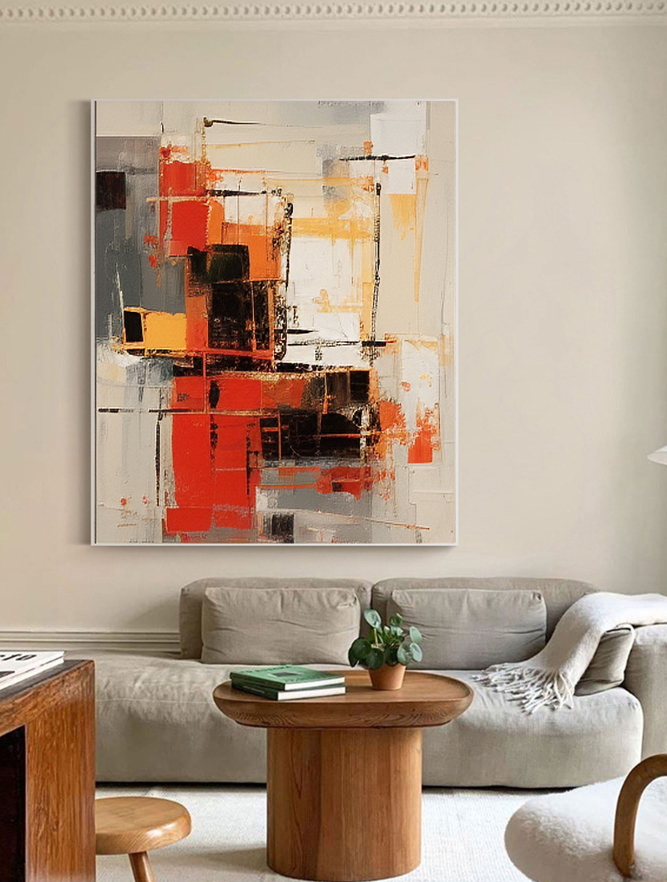 Bold Abstract Canvas Art