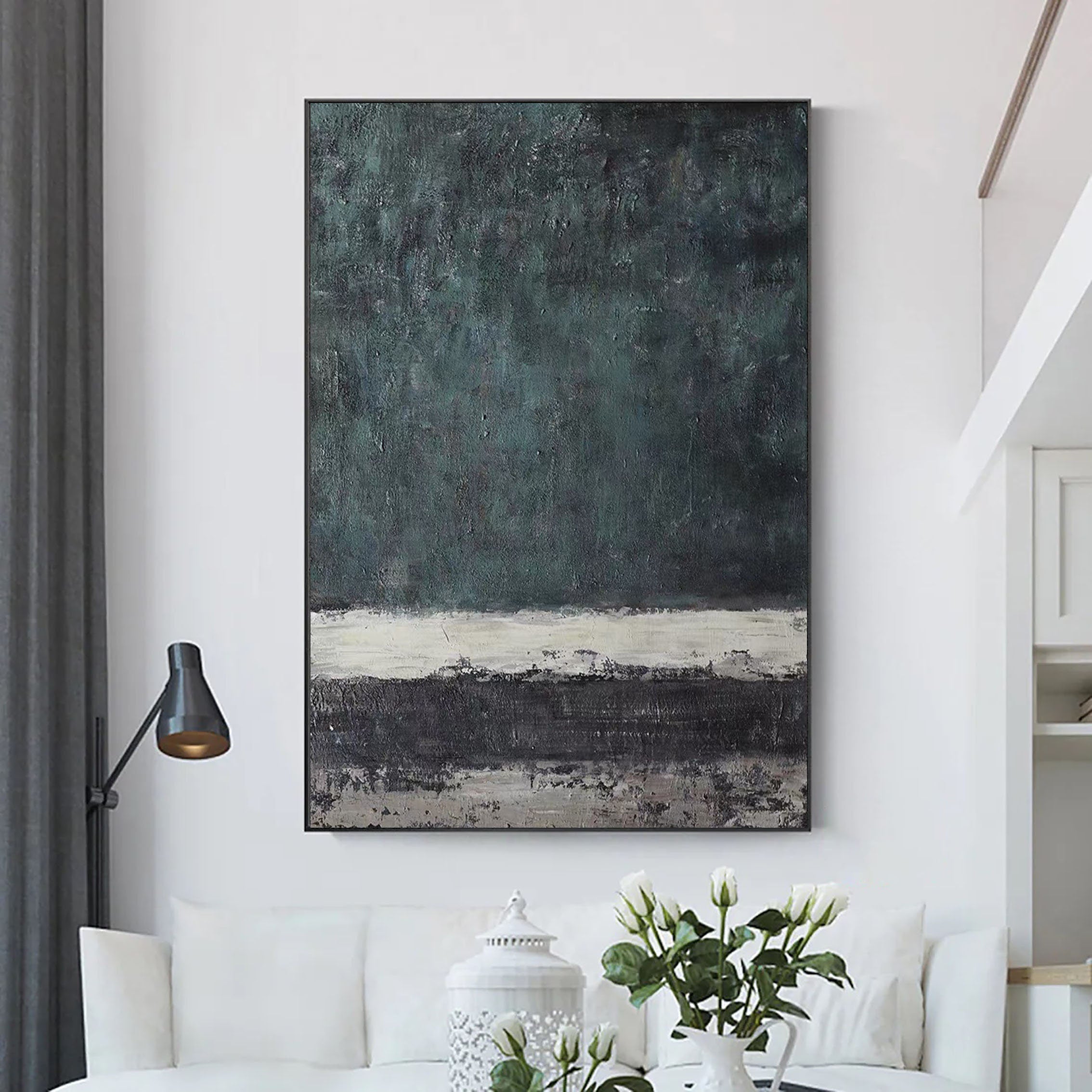 Echoes of Serenity: Abstract Canvas Wall Art