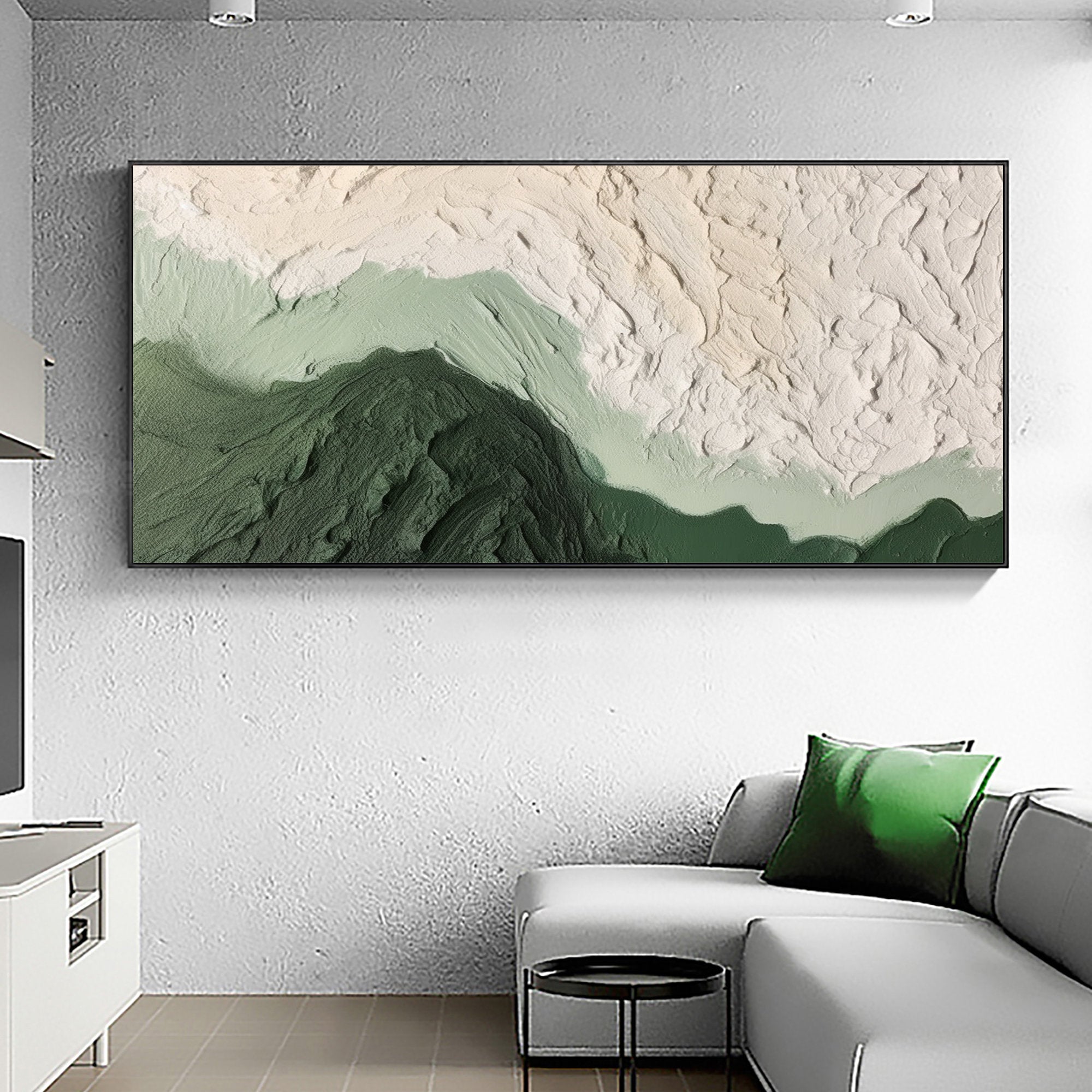 Forest Ridge - Abstract Textured Wall Art
