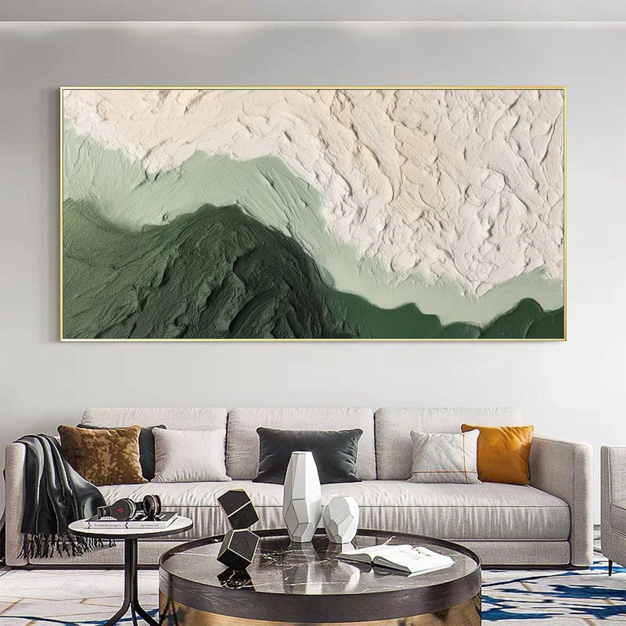 Forest Ridge-Modern Interior Design Mountain Thick Coating Three Dimensional Texture Wall Art - artextured
