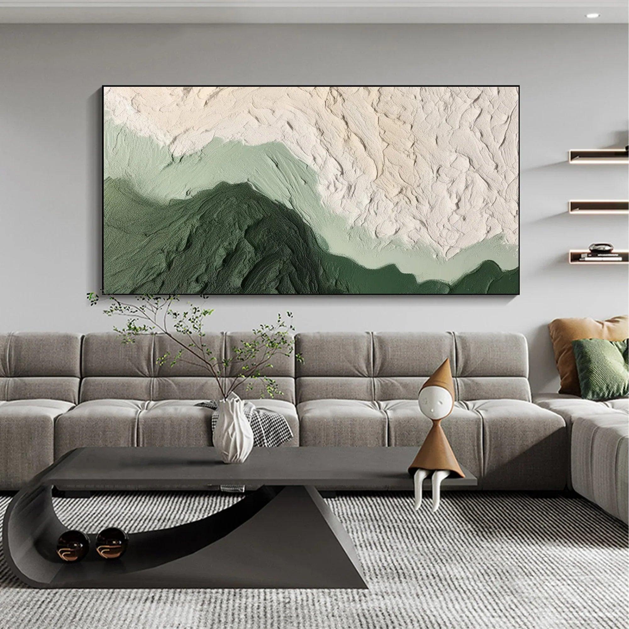 Forest Ridge-Modern Interior Design Mountain Thick Coating Three Dimensional Texture Wall Art - artextured