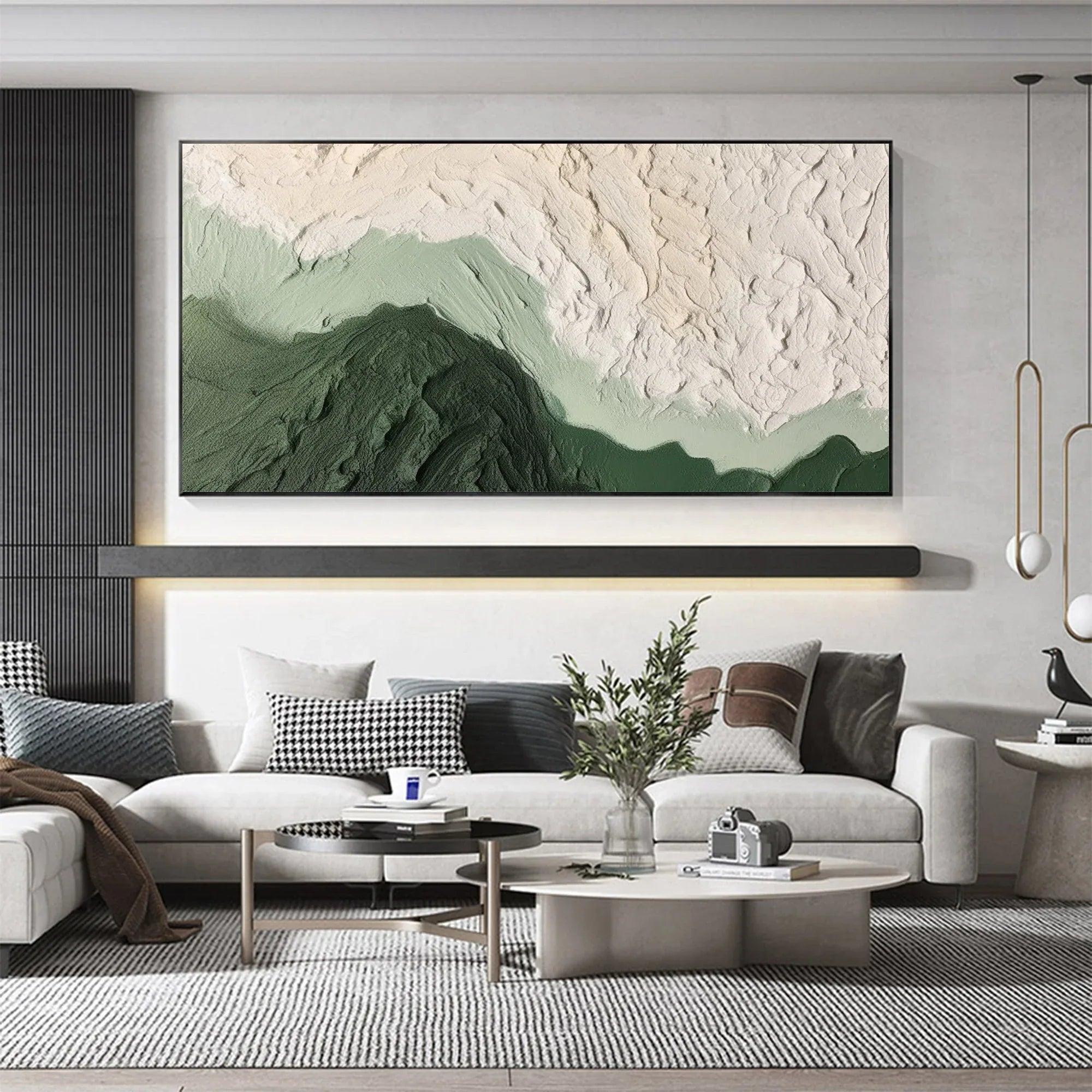 Forest Ridge-Modern Interior Design Mountain Thick Coating Three Dimensional Texture Wall Art - artextured