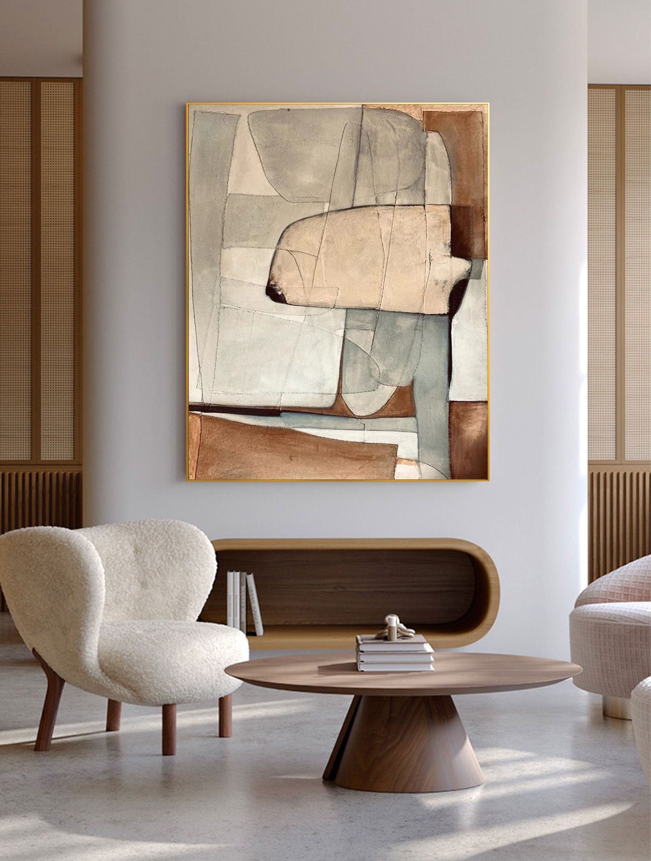 Abstract Geometry Canvas Wall Art