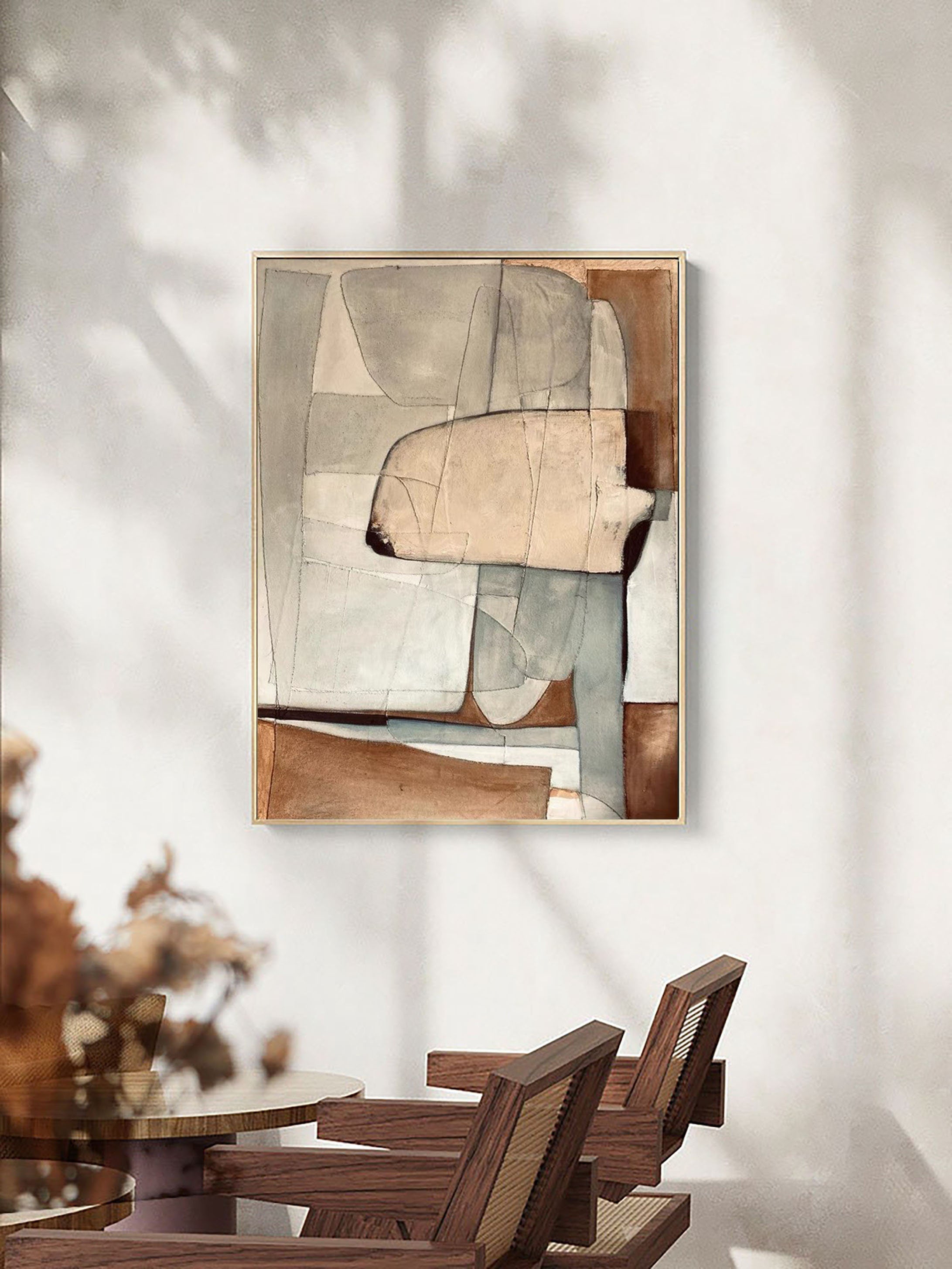 Abstract Geometry Canvas Wall Art