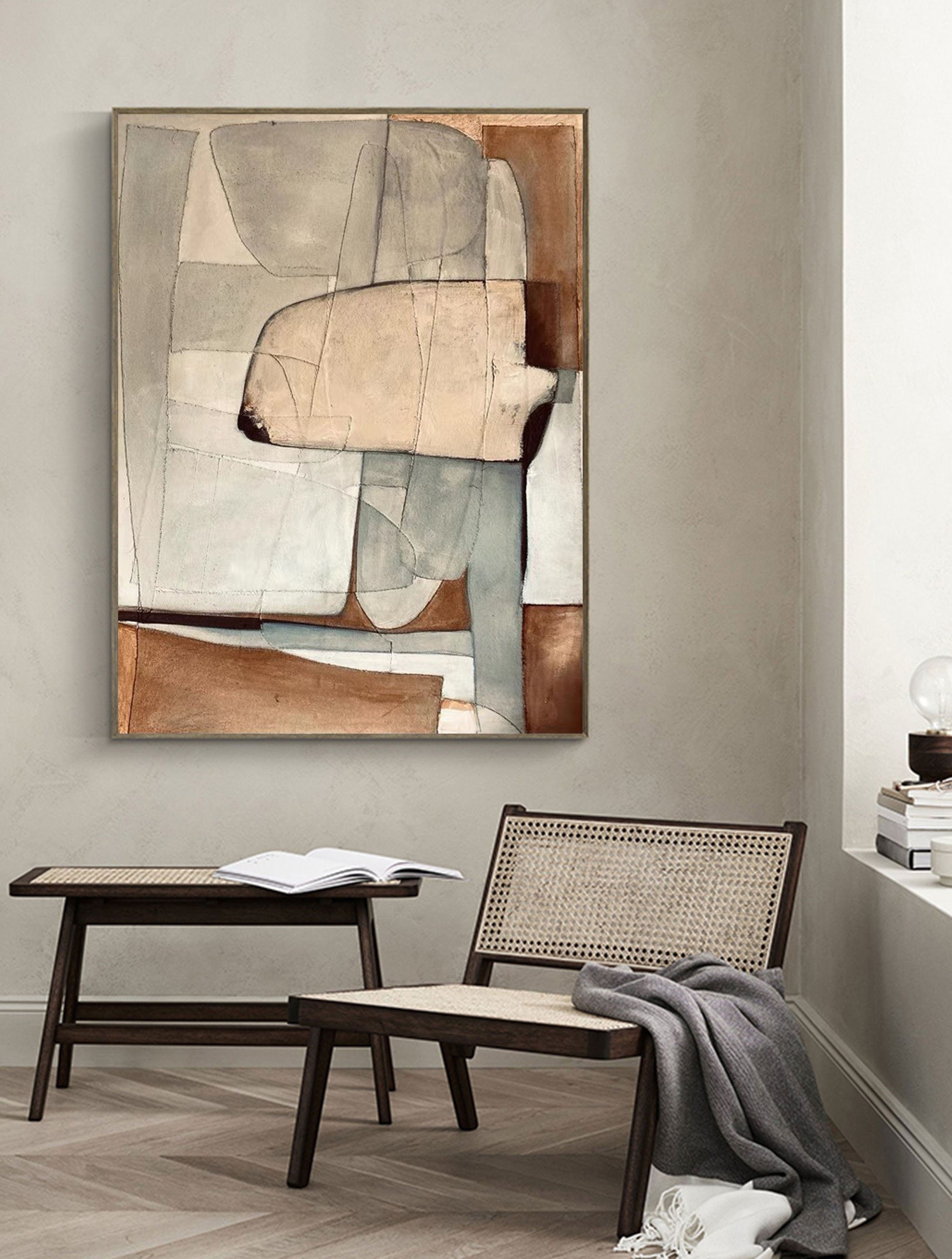 Abstract Geometry Canvas Wall Art
