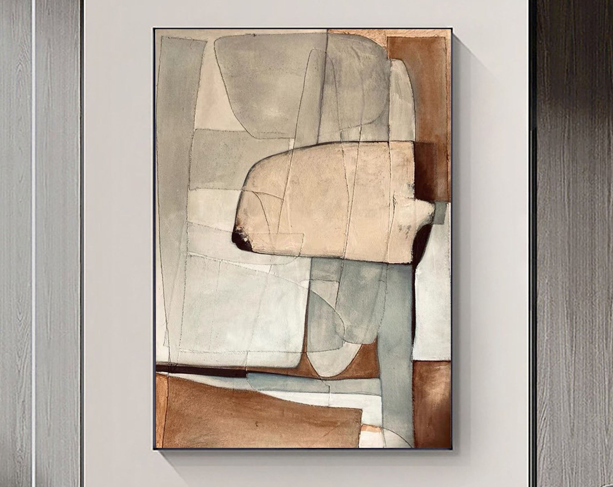 Abstract Geometry Canvas Wall Art