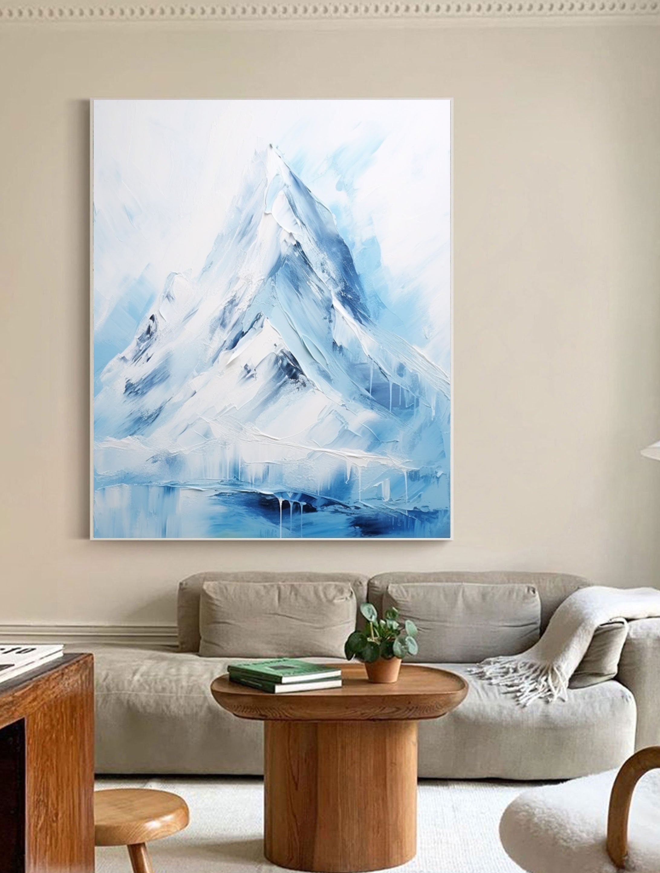 Majestic Peaks: Abstract Mountain Landscape