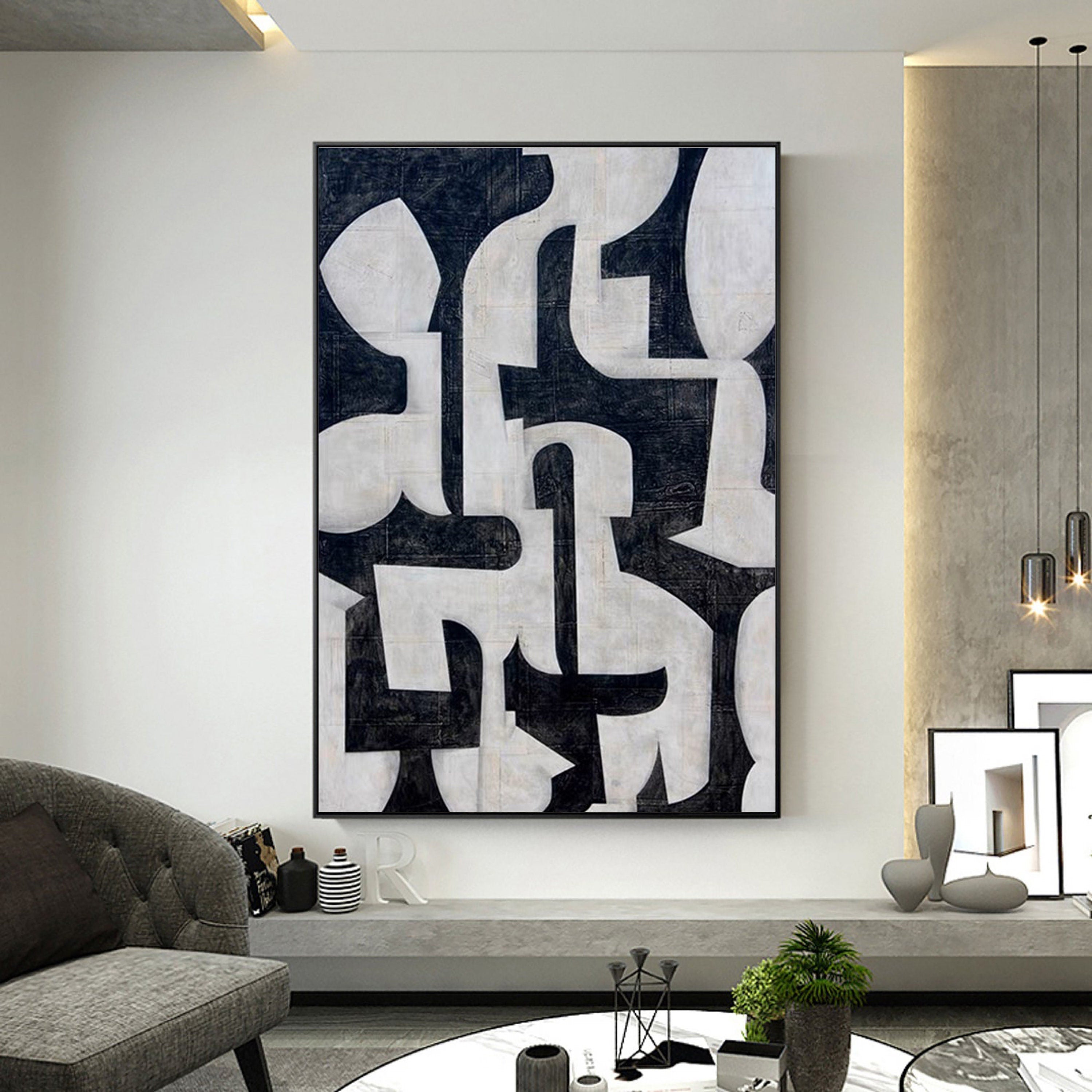 Modern Geometric Abstract Wall Art