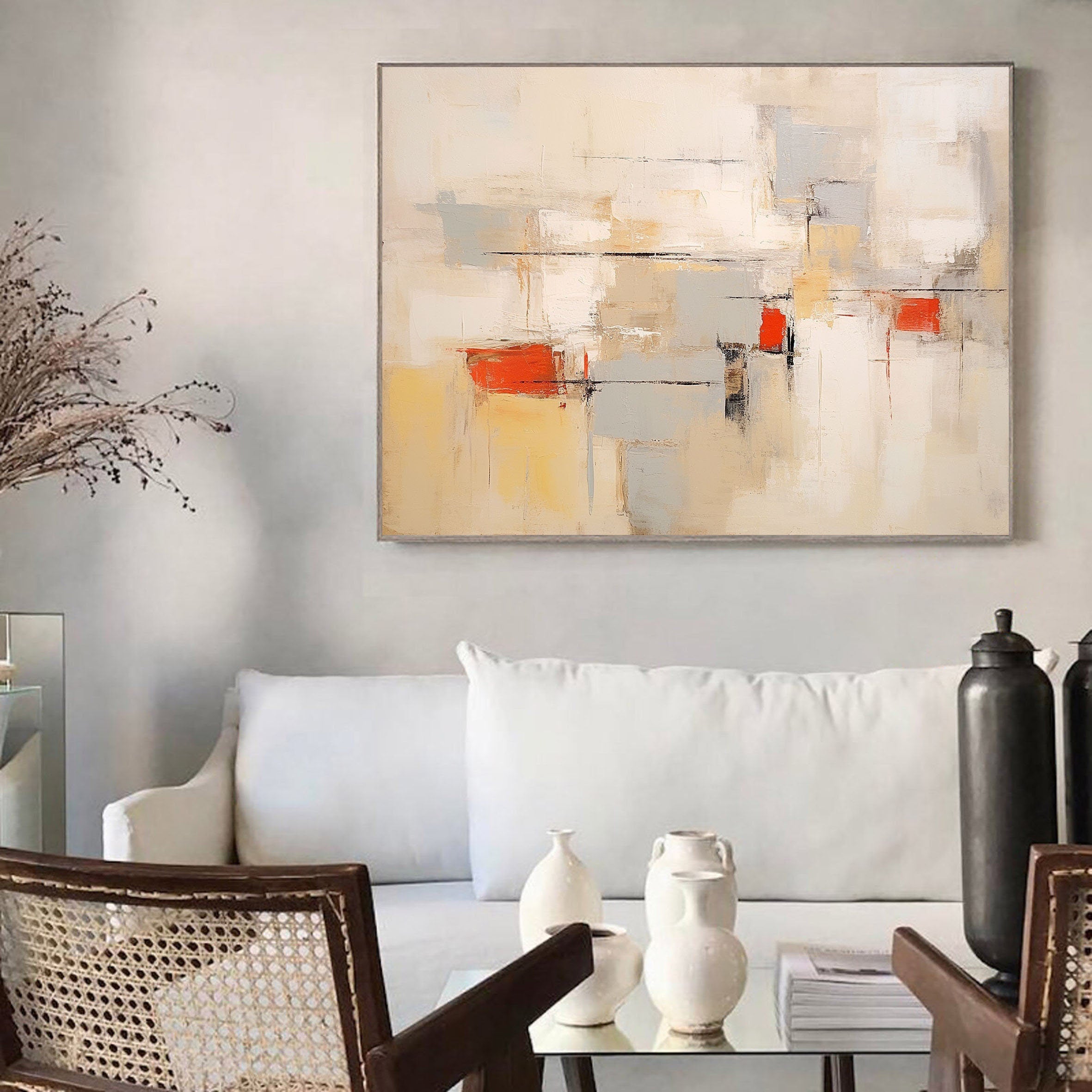 Modern Abstract Horizontal Wall Art