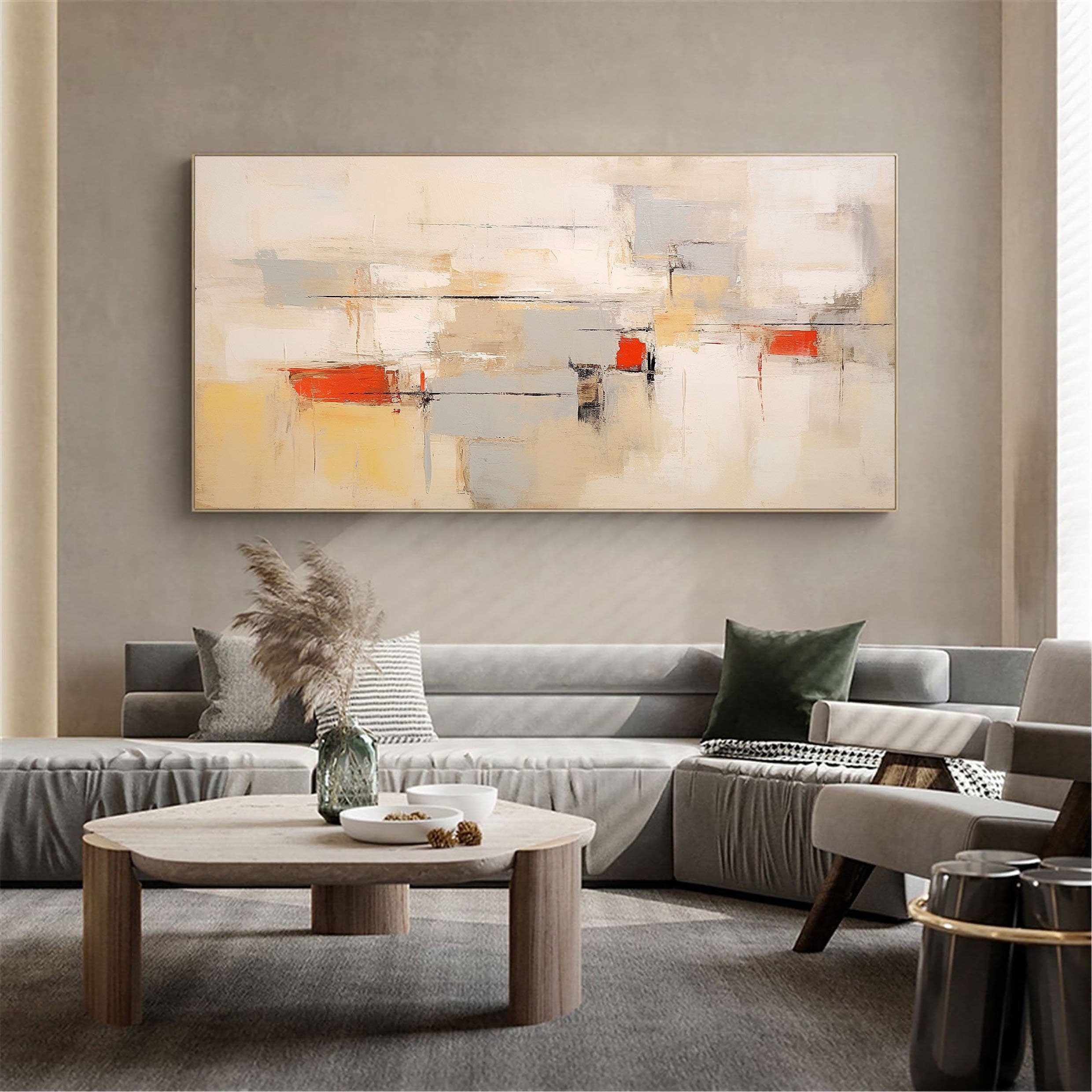 Modern Abstract Horizontal Wall Art