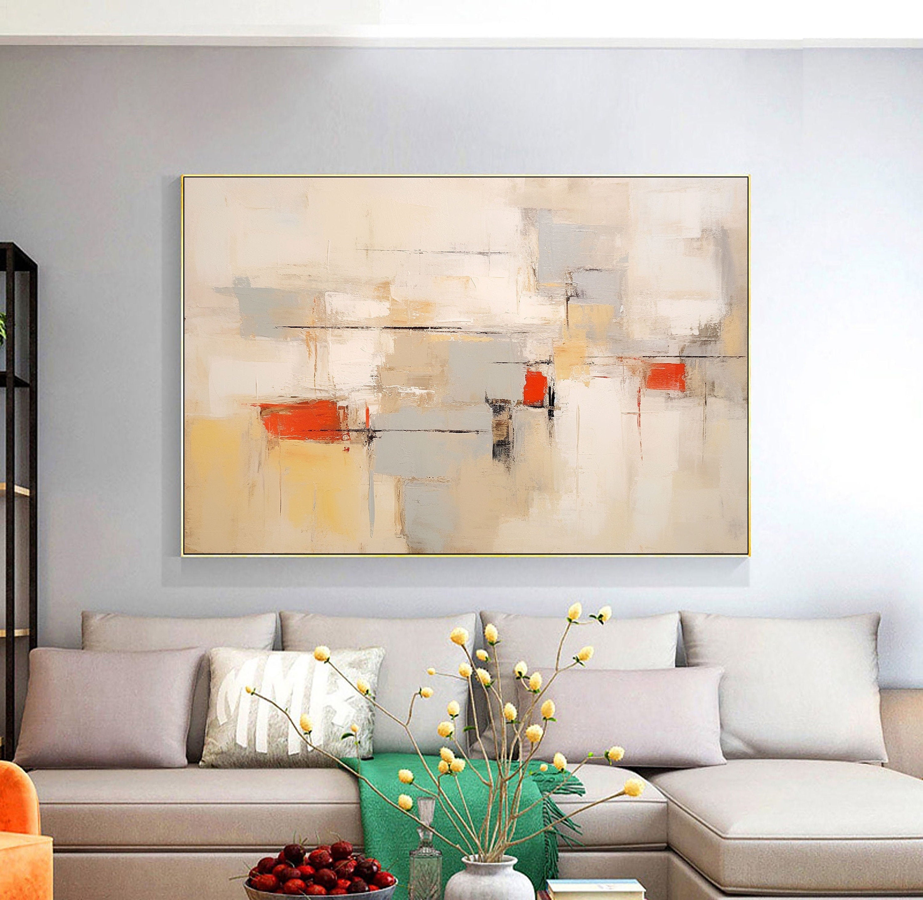 Modern Abstract Horizontal Wall Art