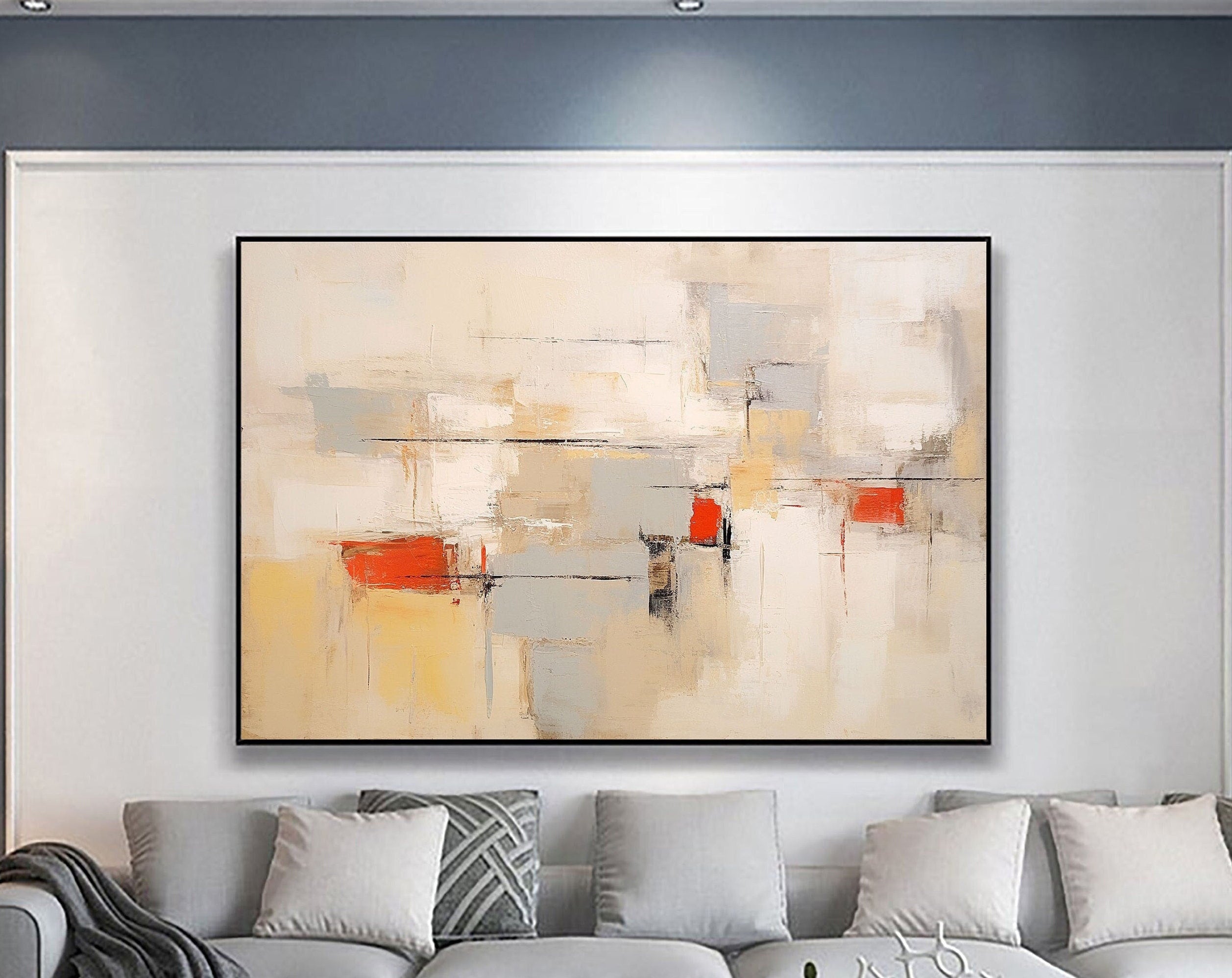 Modern Abstract Horizontal Wall Art
