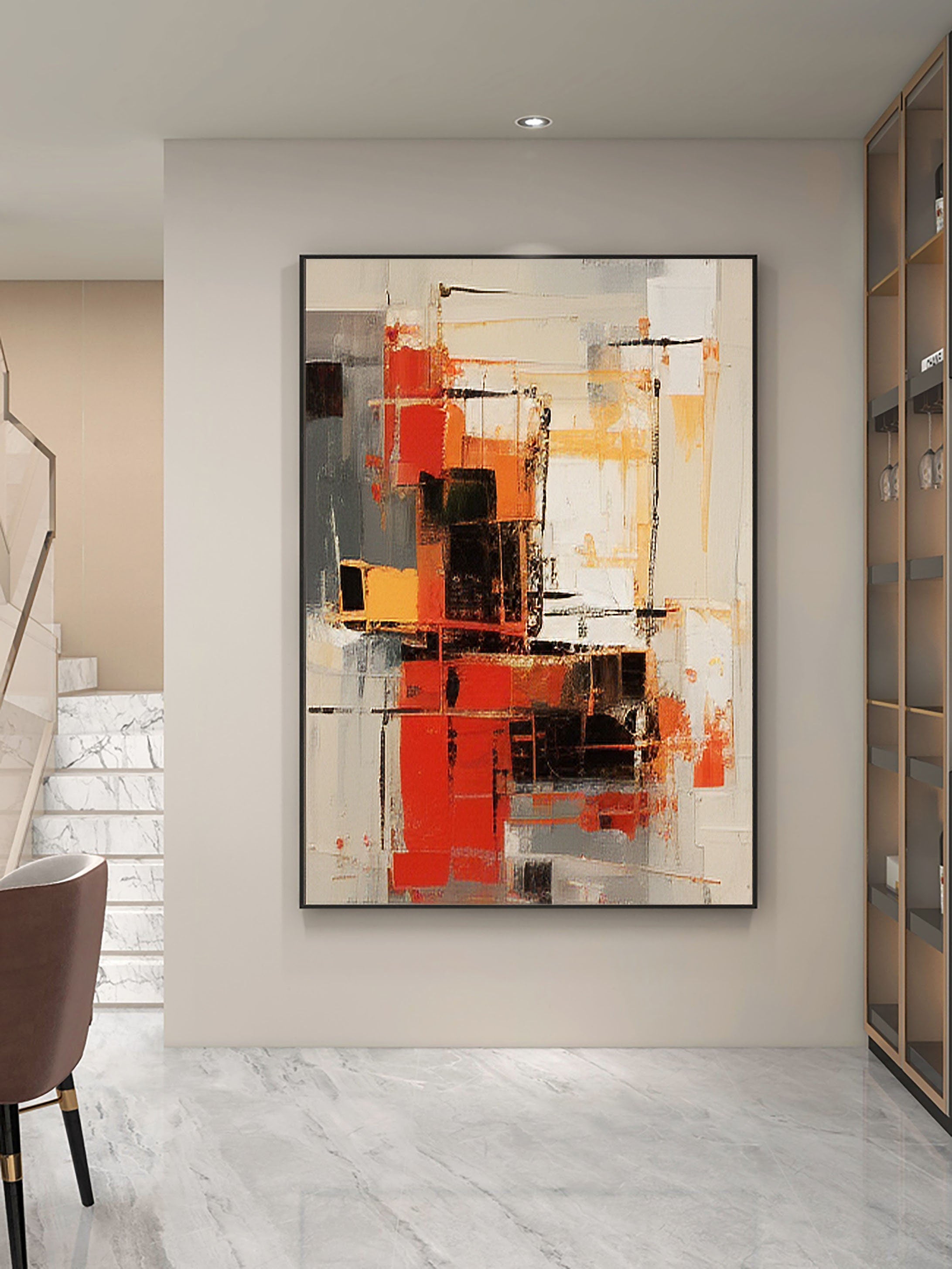 Bold Abstract Canvas Art