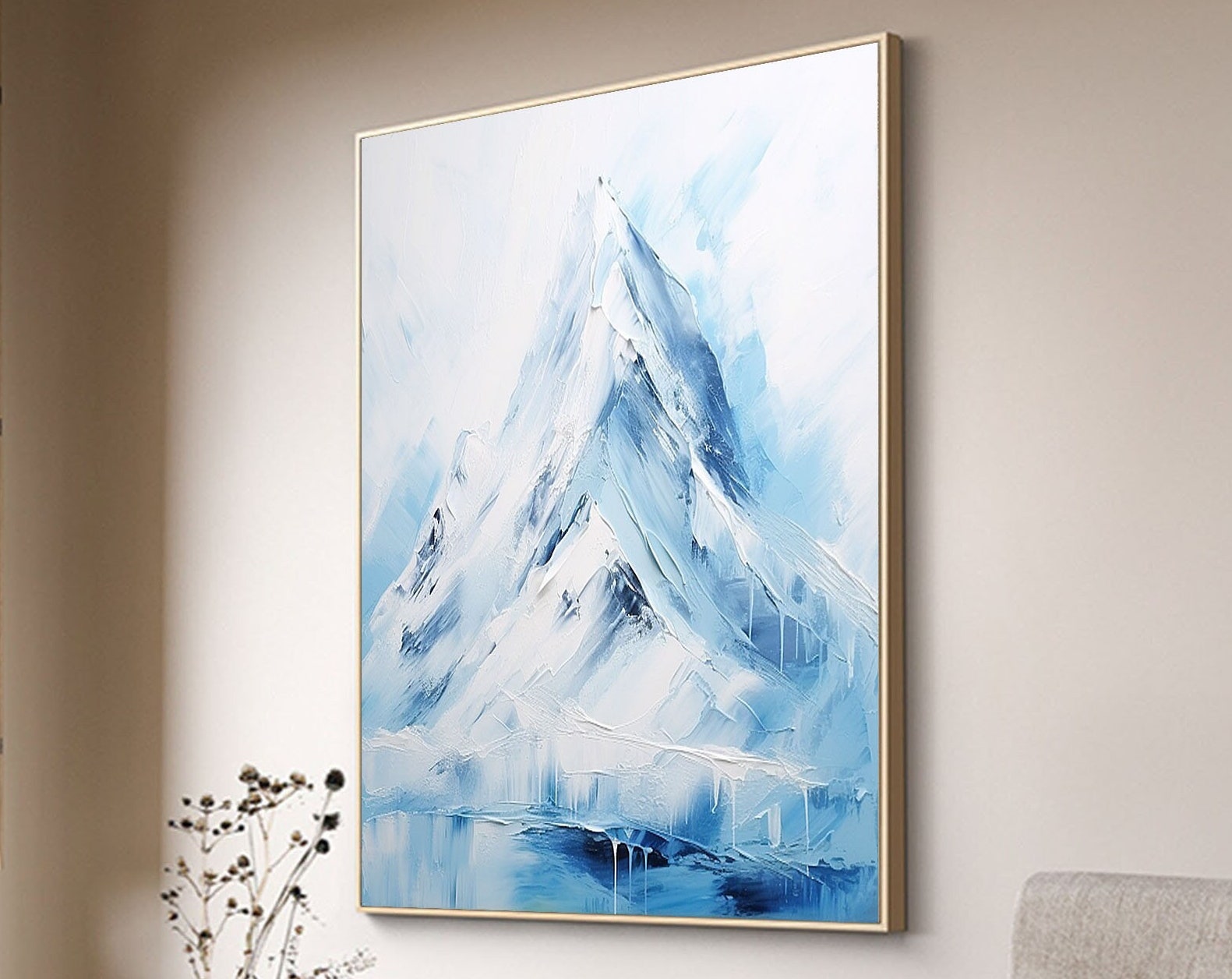 Majestic Peaks: Abstract Mountain Landscape