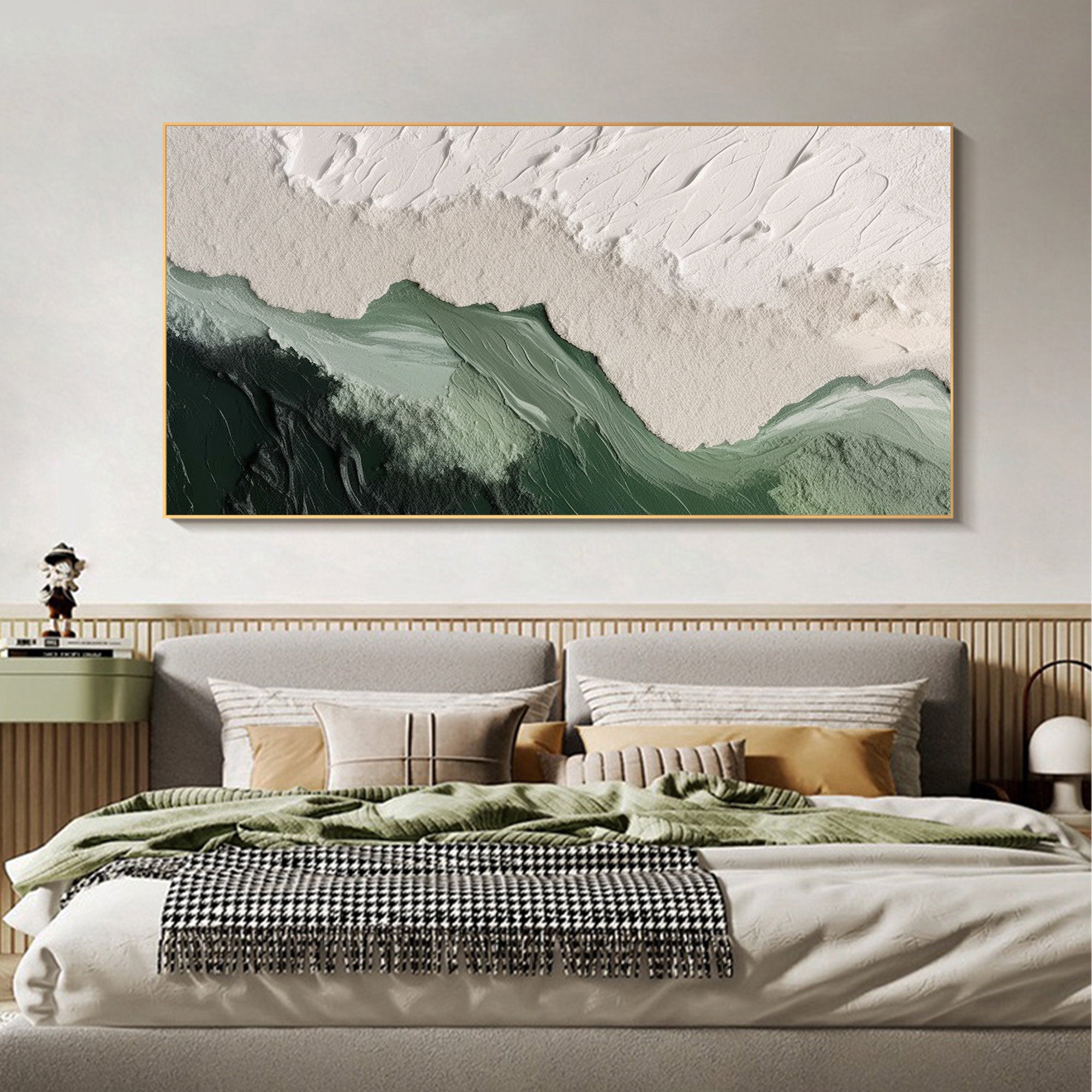 Textured Horizon - Abstract Earth and Sky Wall Art