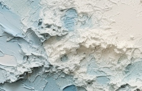 Oceanic Serenity - Abstract Textured Wave Wall Art