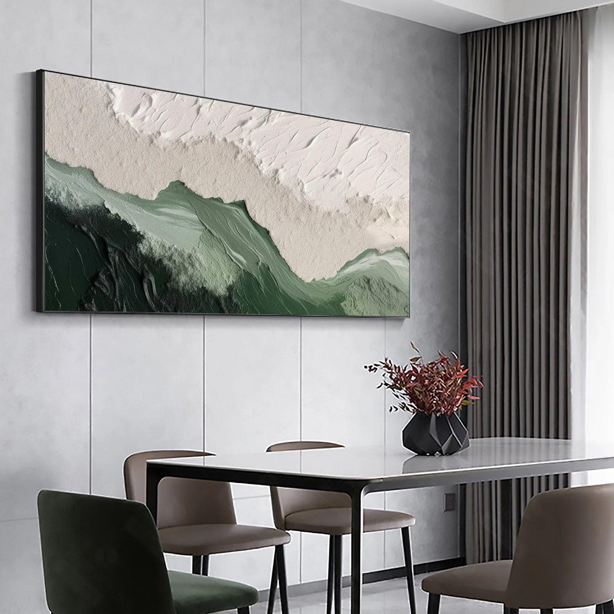 Textured Horizon - Abstract Earth and Sky Wall Art - artextured