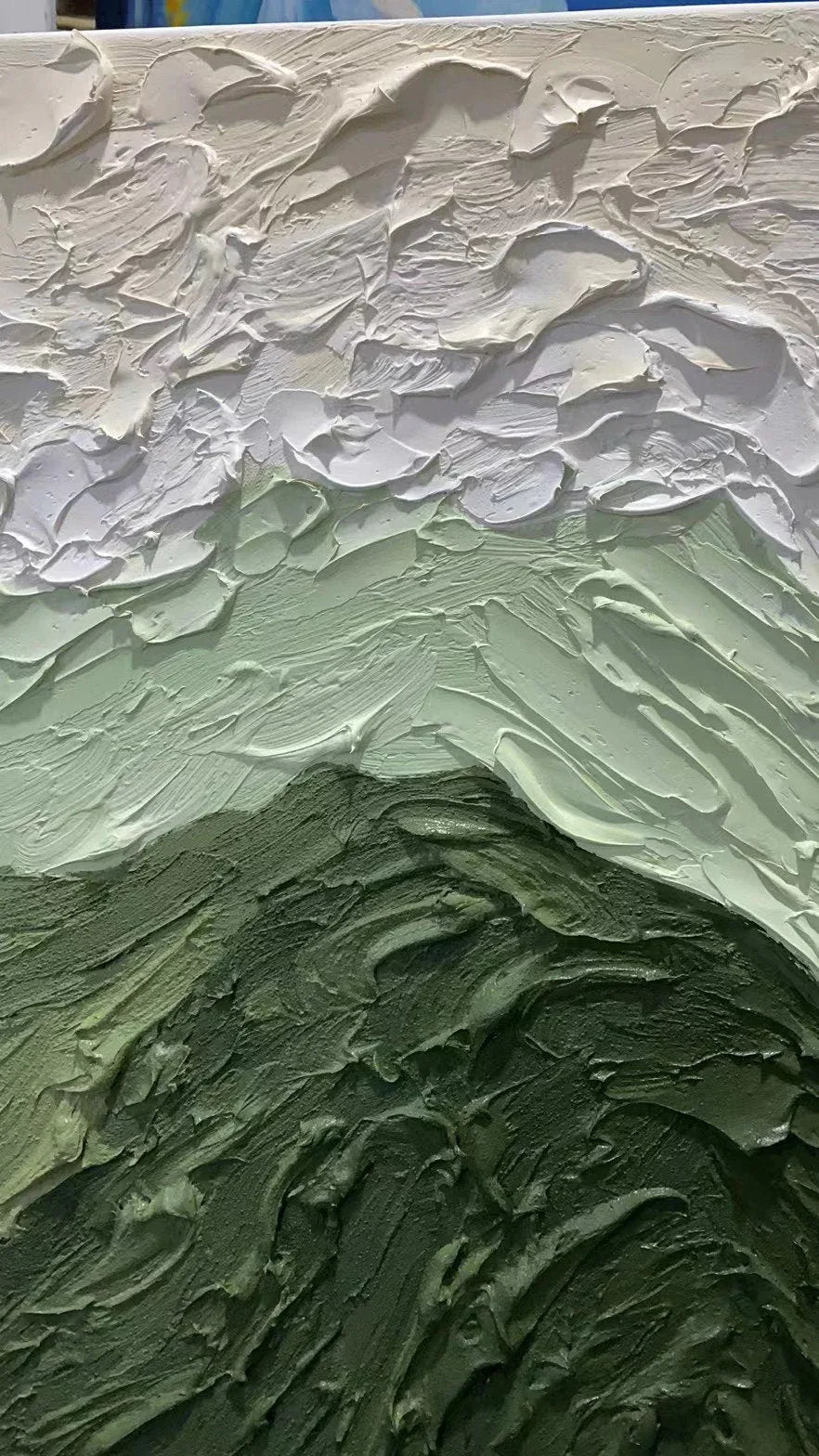 Forest Ridge-Modern Interior Design Mountain Thick Coating Three Dimensional Texture Wall Art - artextured