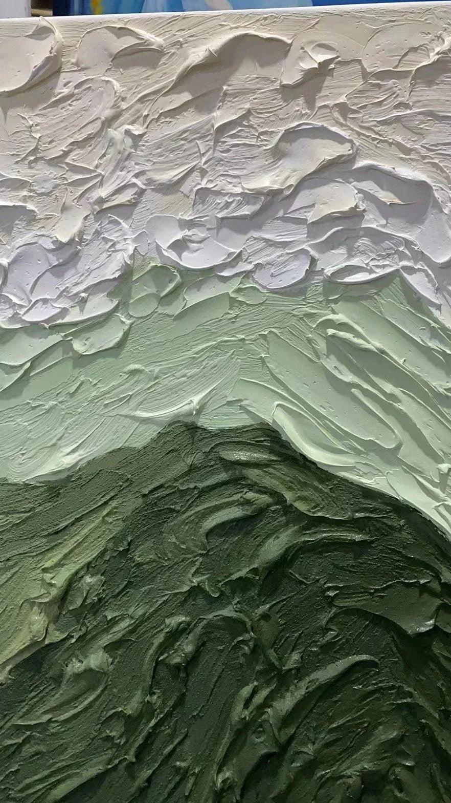 Forest Ridge-Modern Interior Design Mountain Thick Coating Three Dimensional Texture Wall Art - artextured