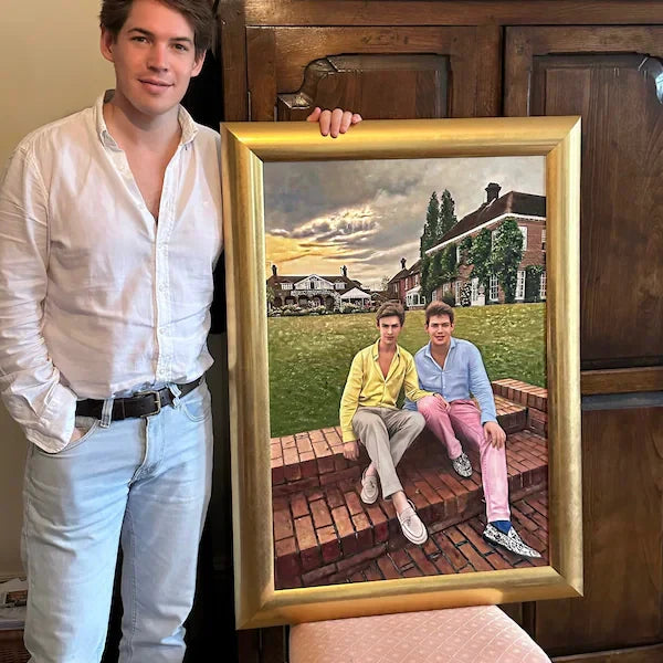 Custom Oil Painting Portraits from Your Photos - Family & Pets#1