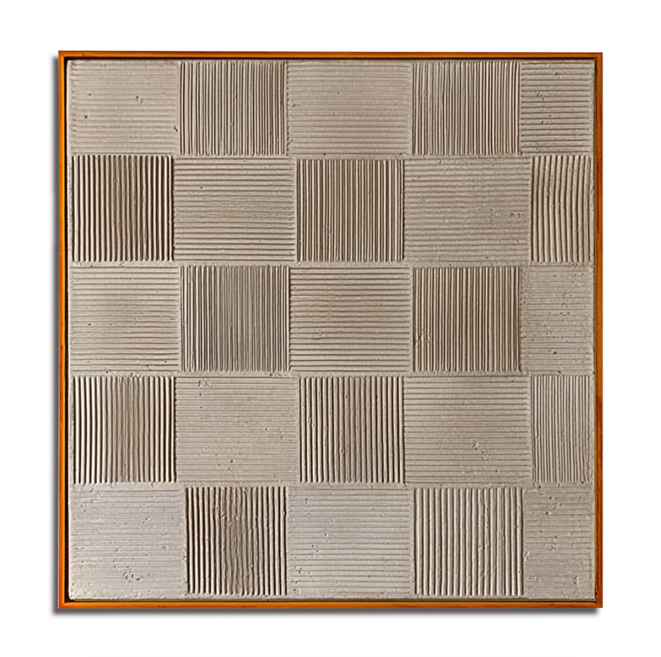Quiet Rhythm - Neutral Geometric Textured Wall Art#wp260036