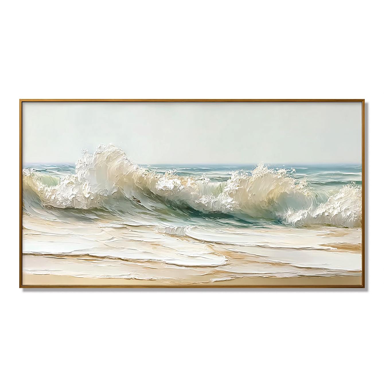 Rising Tide – Large Textured Wave Painting#AB14300
