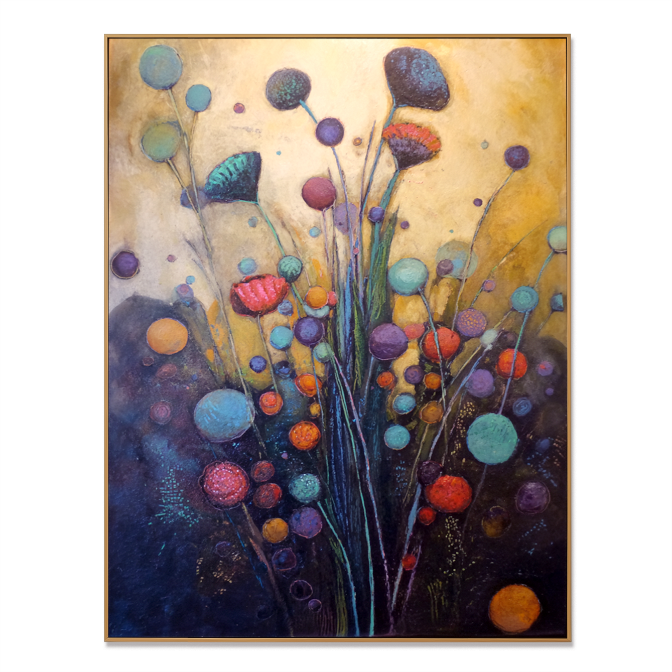 Dream Bloom – Abstract Botanical Wall Art#AB0323022