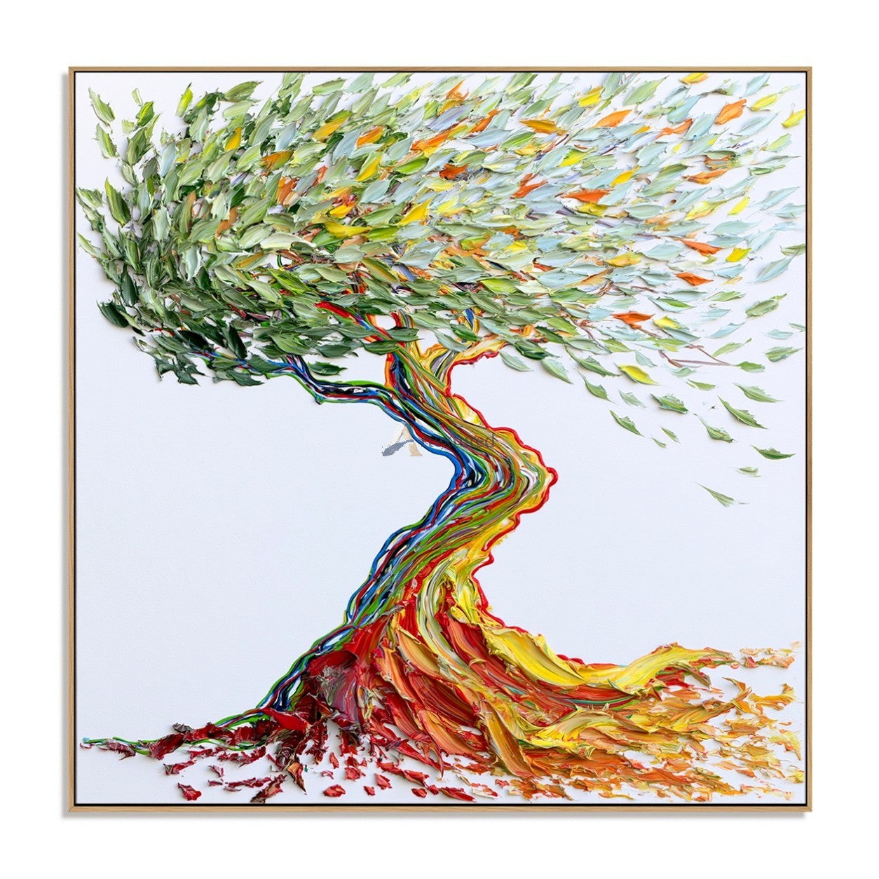 Colorful Tree of Life Textured Wall Art#wp261530