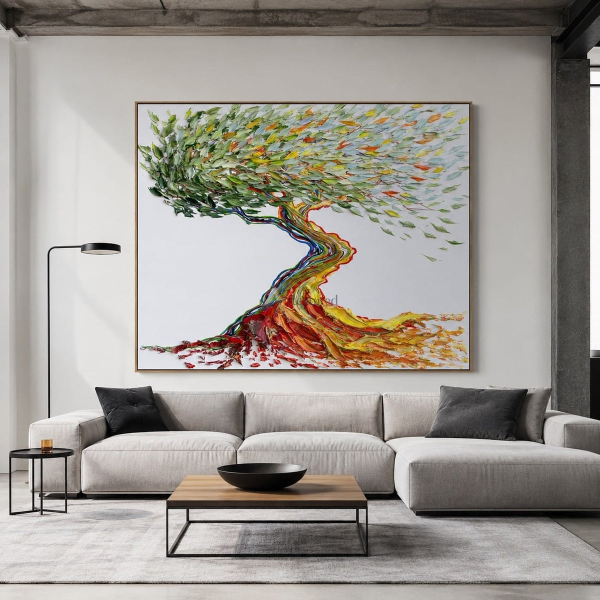 Colorful Tree of Life Textured Wall Art#wp261530