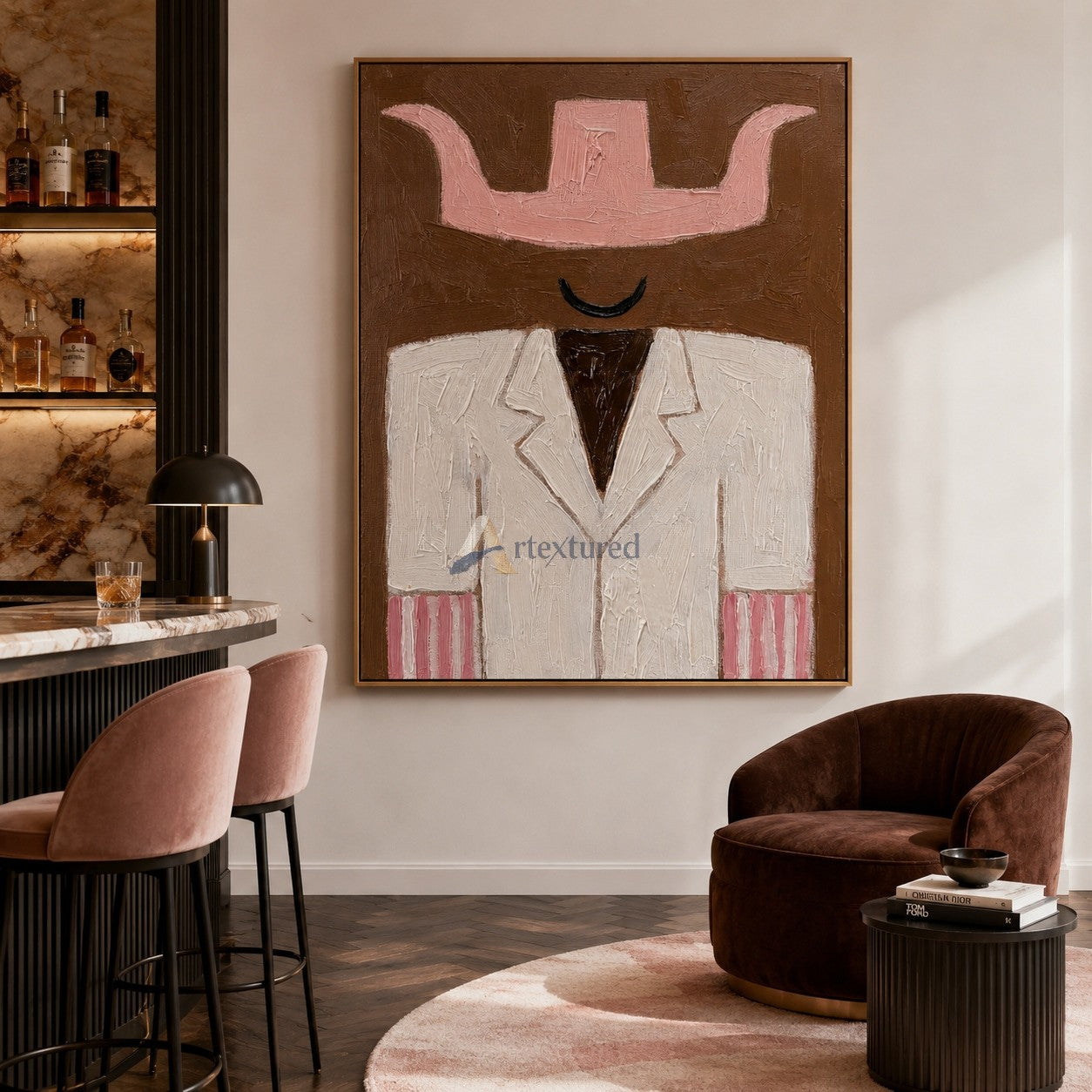 Blush Outlaw – Textured Western Fashion Portrait#wp261624